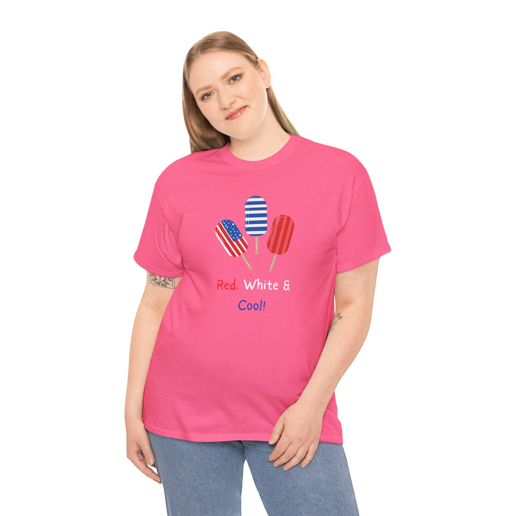 Patriotic Popsicle Tee – "Red, White & Cool" 4th of July T-Shirt