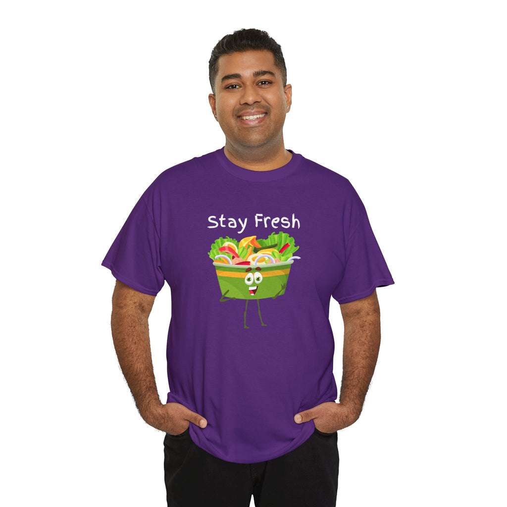 Stay Fresh Salad Tee – Cute Veggie Graphic T-Shirt
