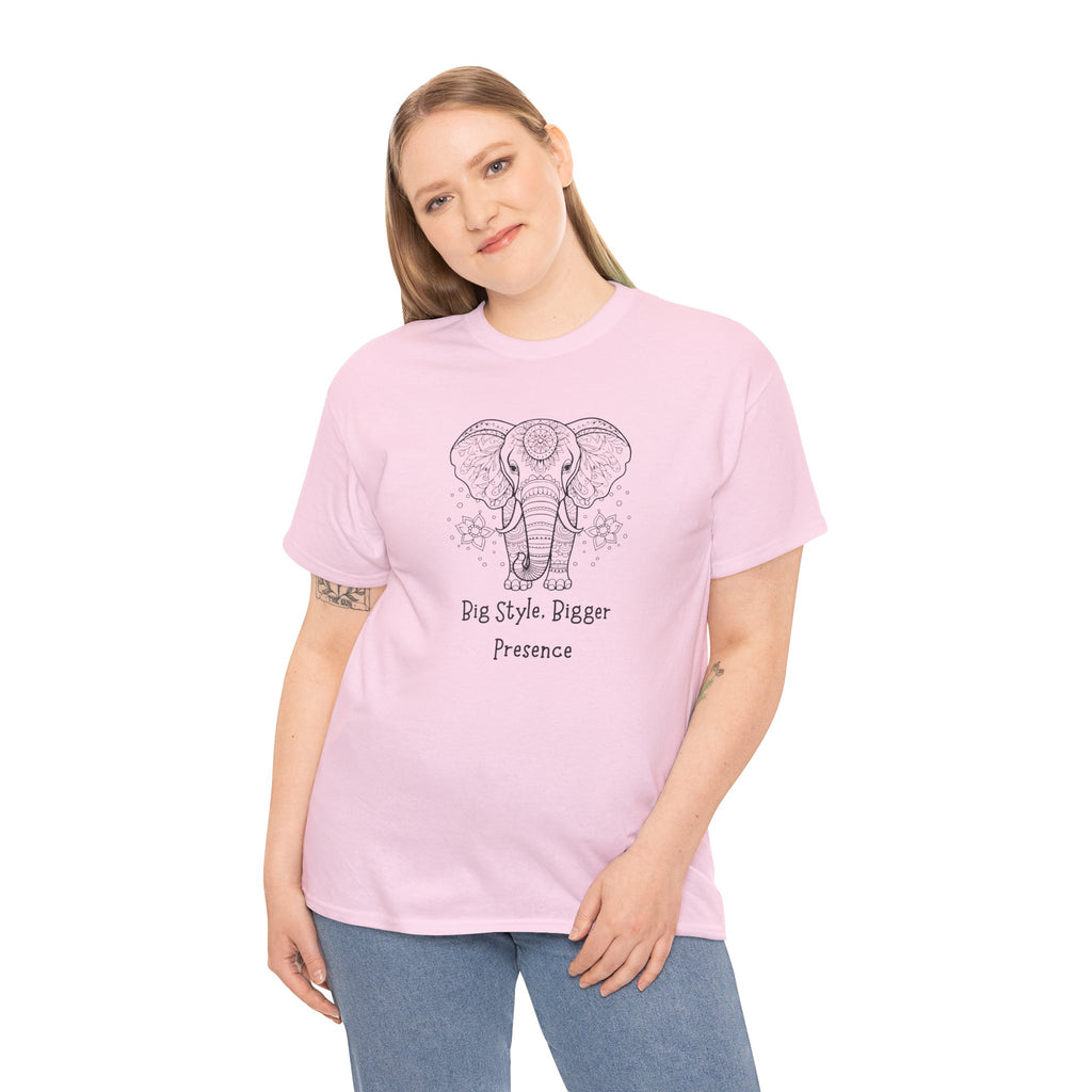 Elephant Head Tee — "Big Style. Bigger Presence" Graphic T-Shirt