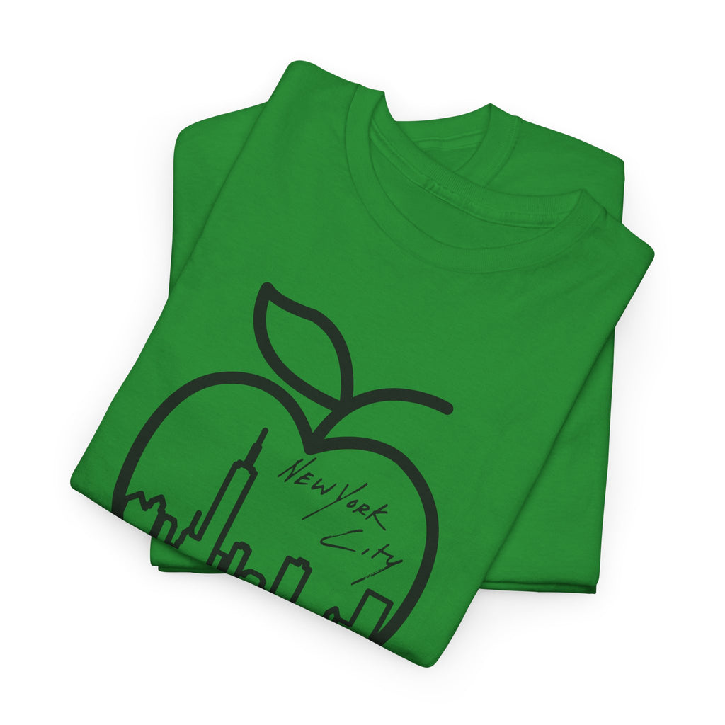 NYC Apple Skyline T‑Shirt — New York City Skyline Graphic Tee