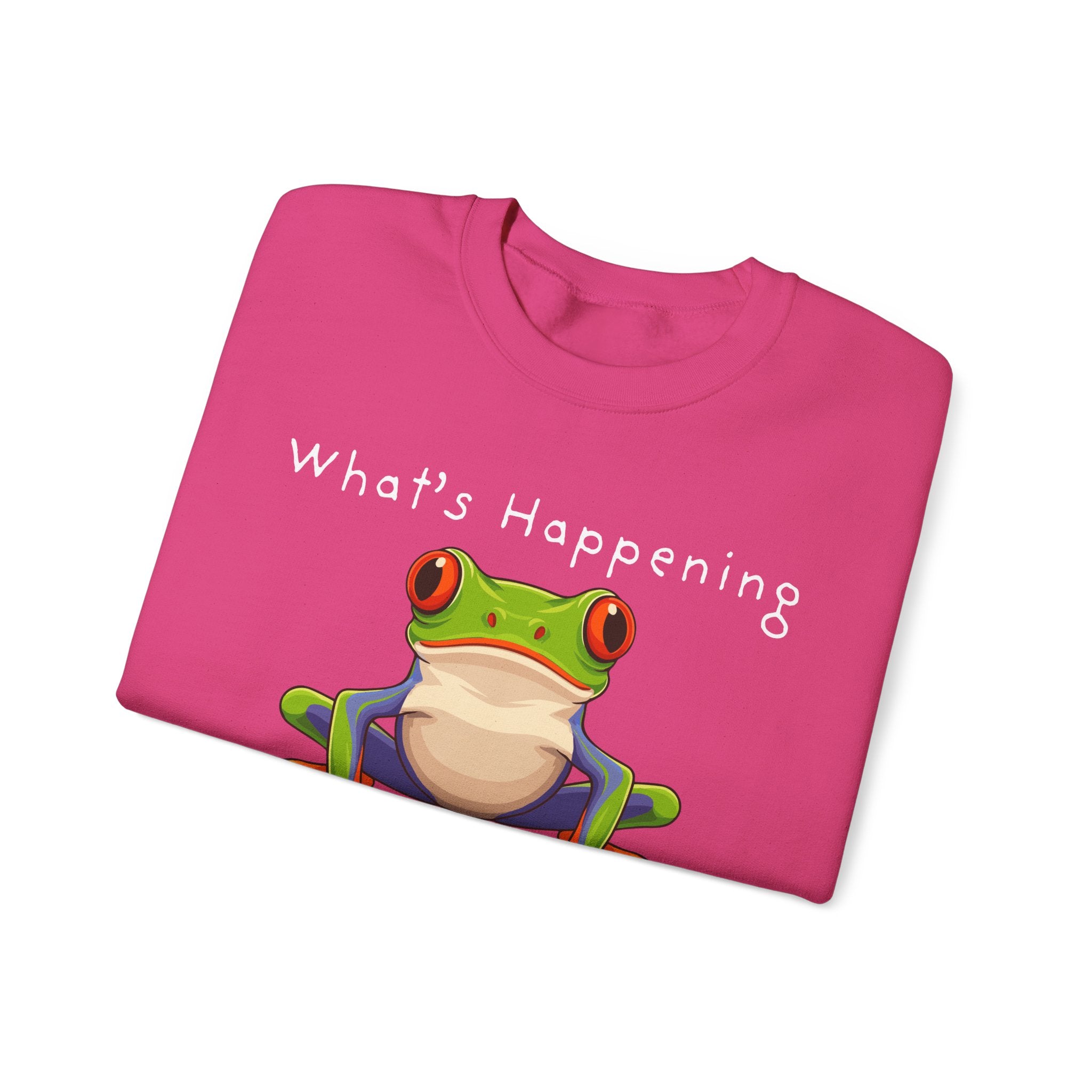 What's Happening Frog Crewneck Sweatshirt