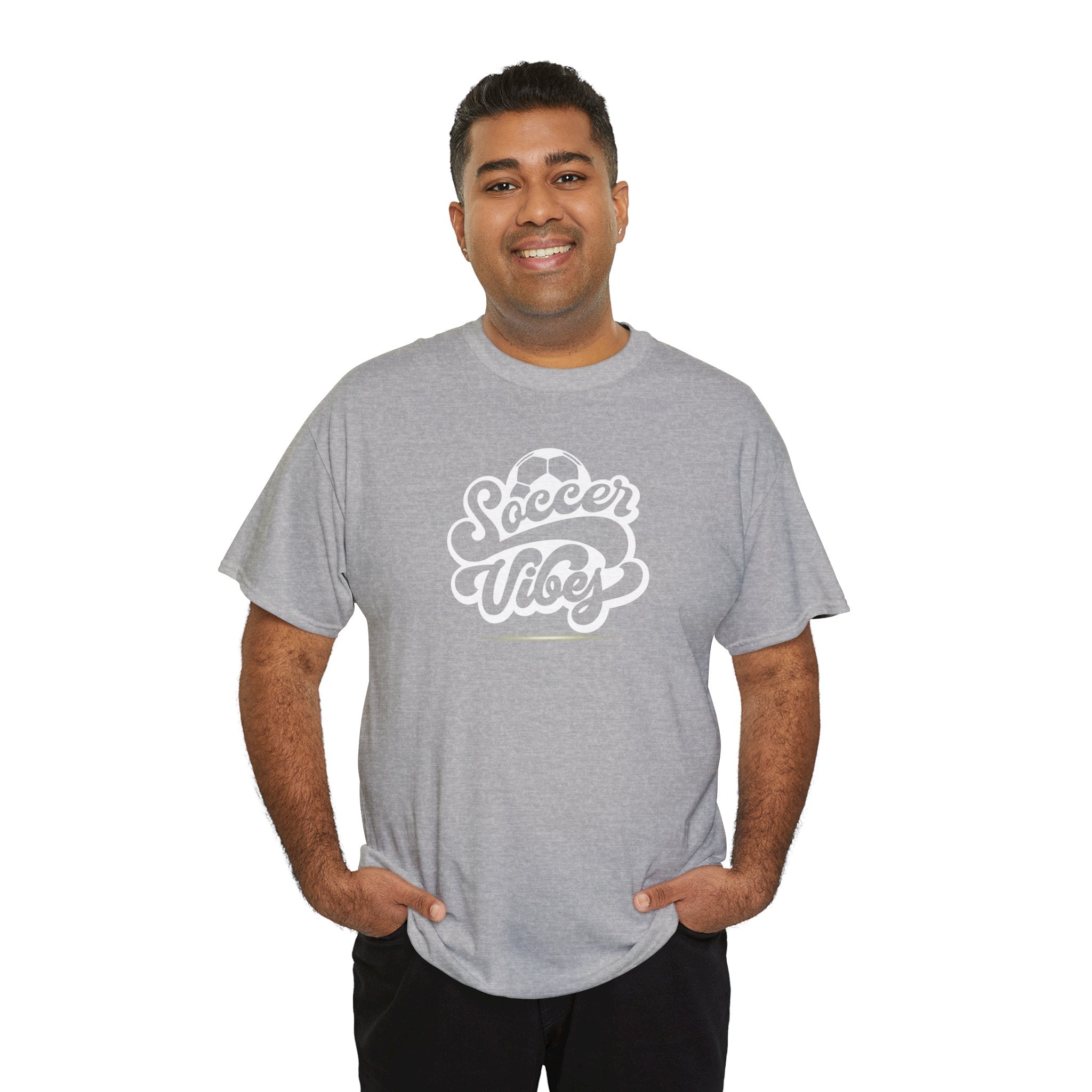 Soccer Vibes T-Shirt — Retro Script Soccer Tee