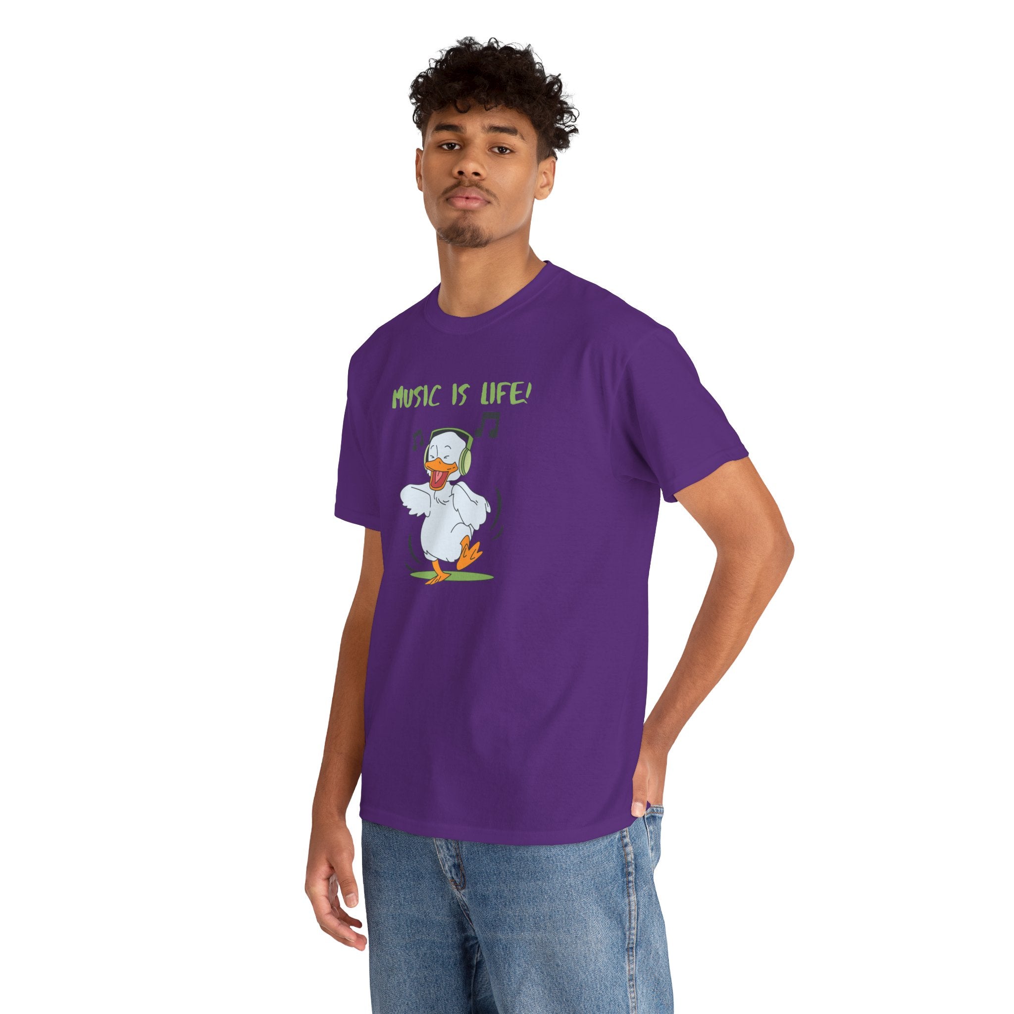 Music Is Life Duck T‑Shirt