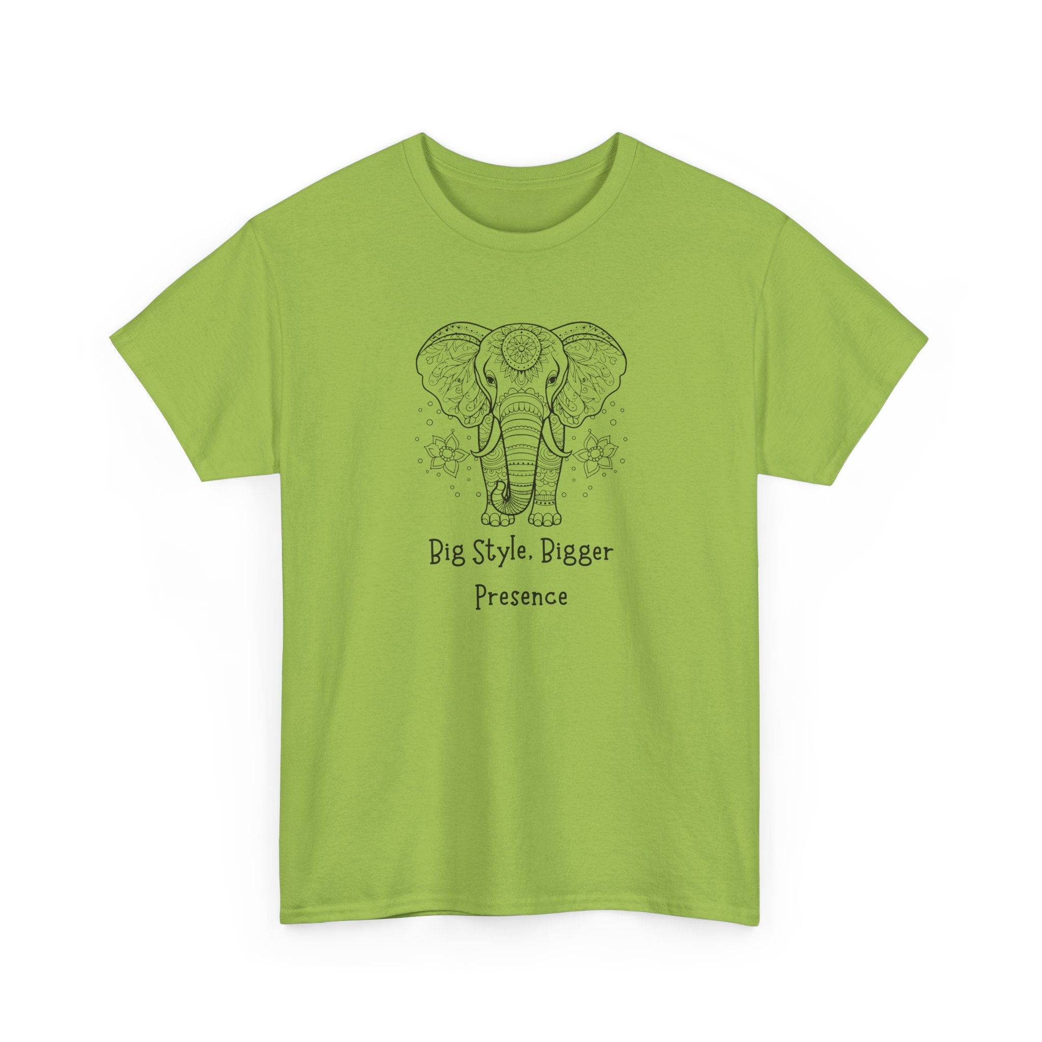 Elephant Head Tee — "Big Style. Bigger Presence" Graphic T-Shirt