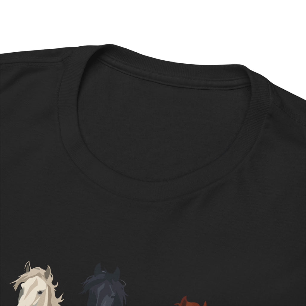 T-Shirt — Three Horses 'Love is Love' Pride Graphic Tee