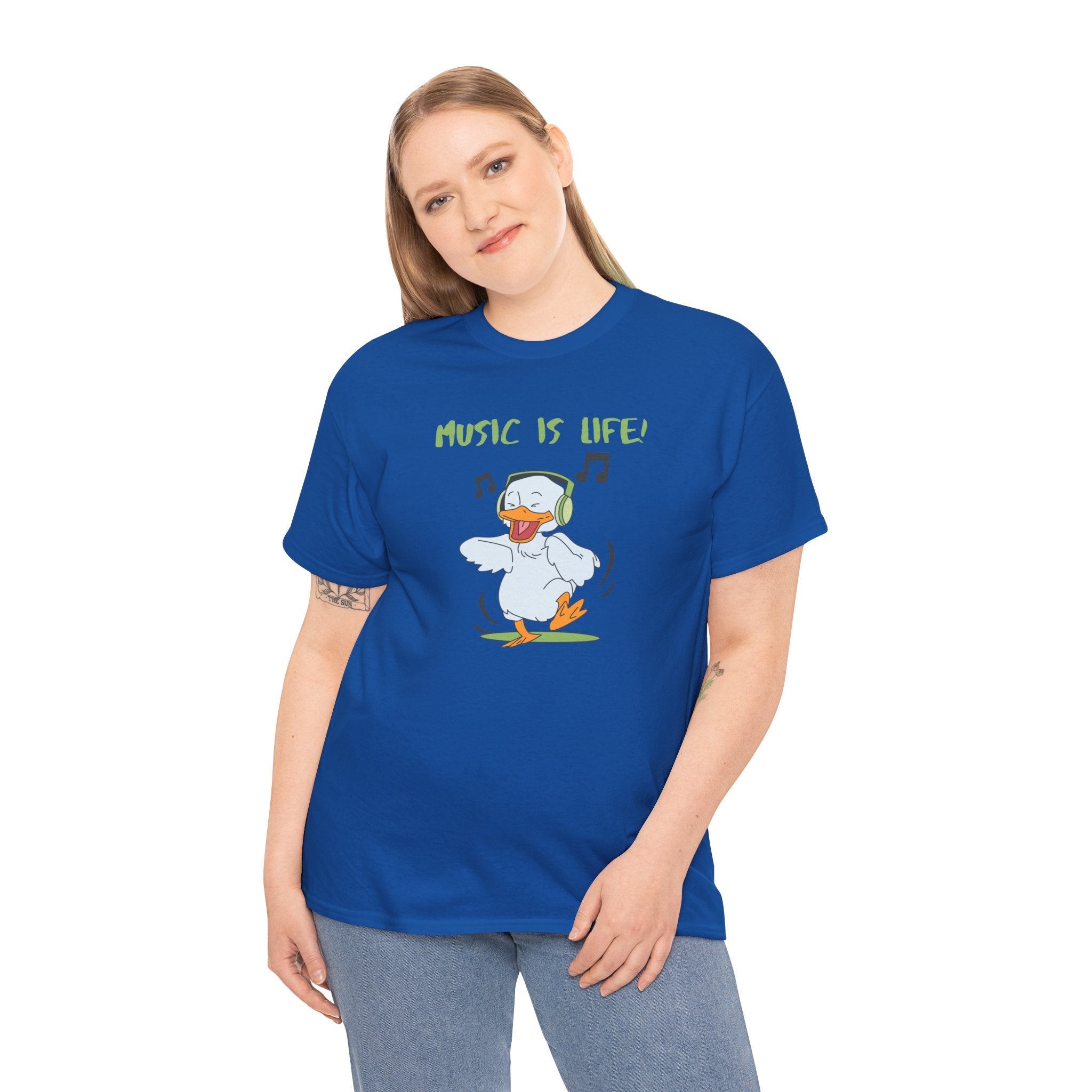 Music Is Life Duck T‑Shirt
