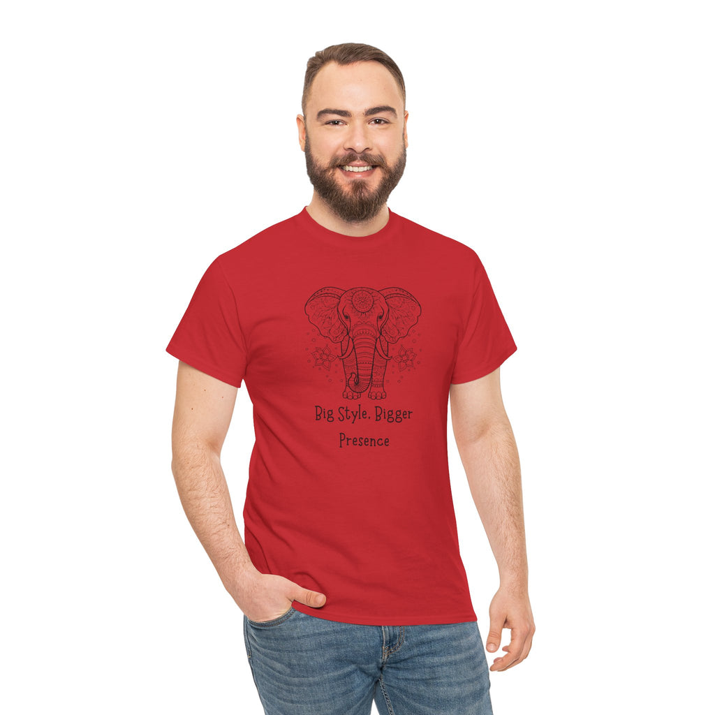 Elephant Head Tee — "Big Style. Bigger Presence" Graphic T-Shirt