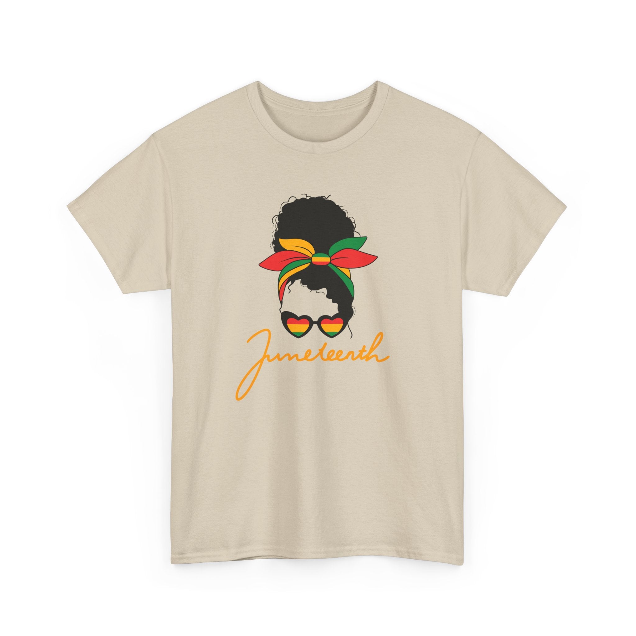 Juneteenth Afro Puff Tee — Juneteenth Celebration T-Shirt