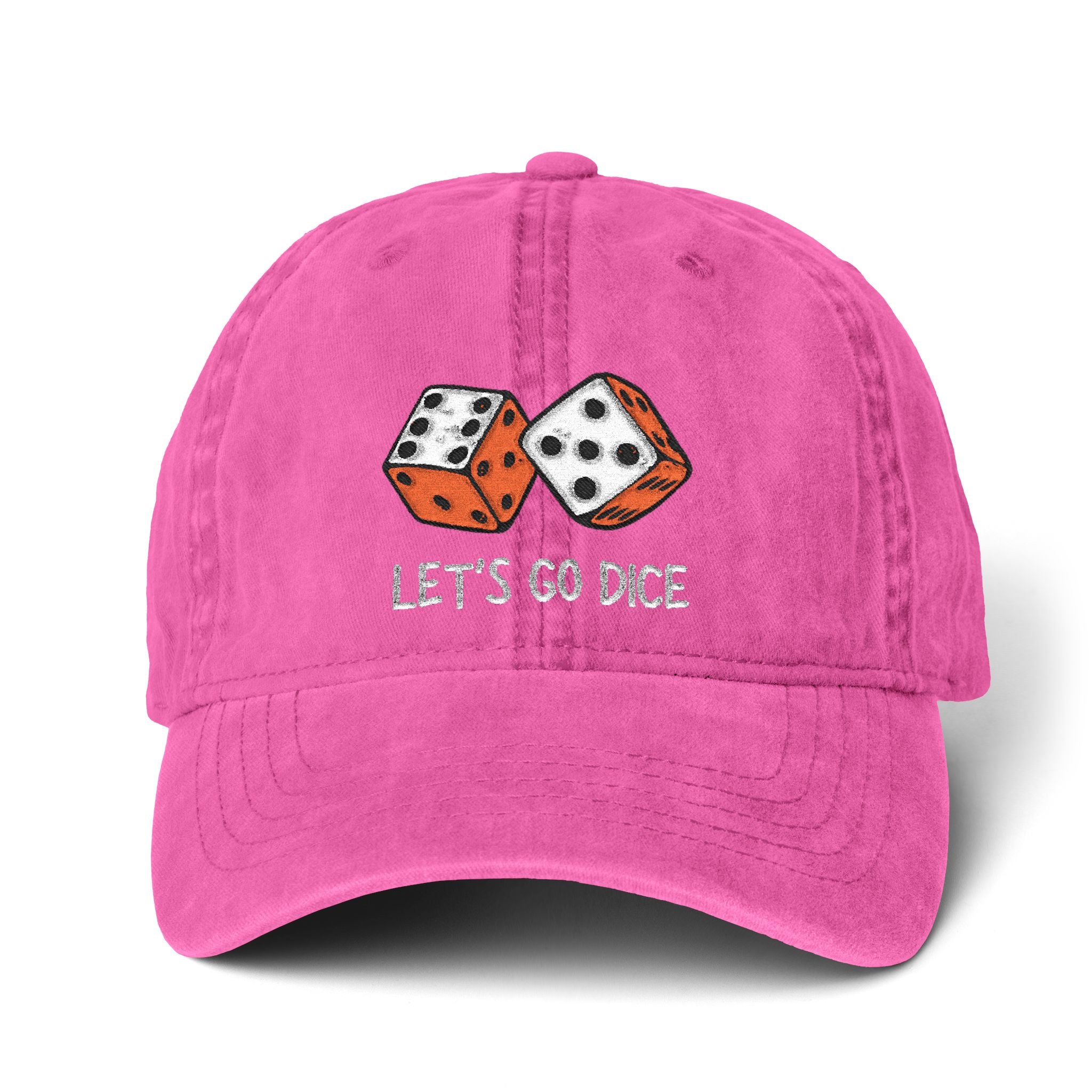 Women's Pigment-Dyed Cap with Fashion Undervisor (Embroidery)