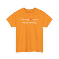 T-Shirt — Minimal 'fine' Chest Embroidered Graphic Tee