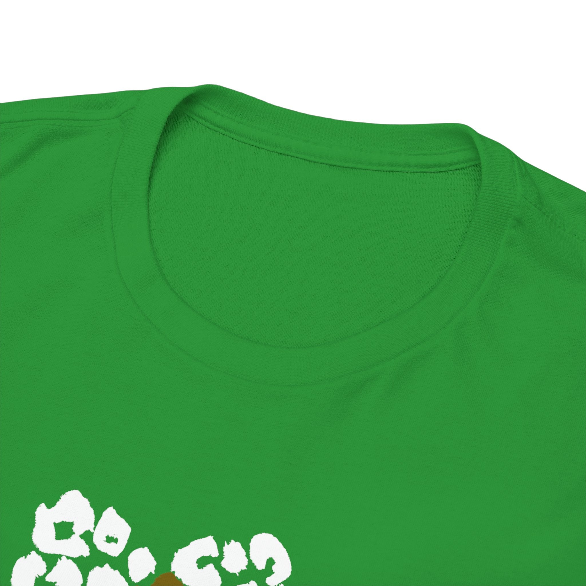 Leopard Heart Graphic Tee — Two-Tone Animal Print Heart T-Shirt