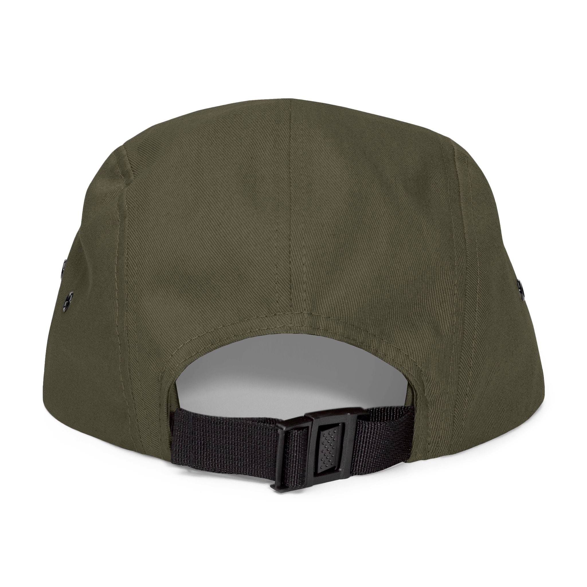 Embroidered 5-Panel Cap — "Make sure that energy is right" Casual Tan Hat