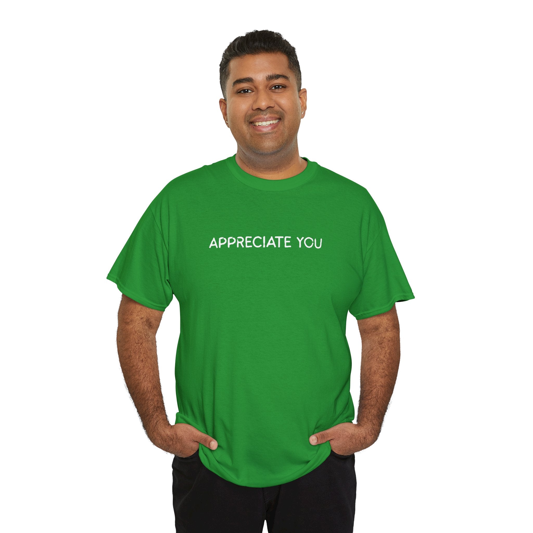 Appreciate You Tee — Minimalist Thank You Graphic T-Shirt