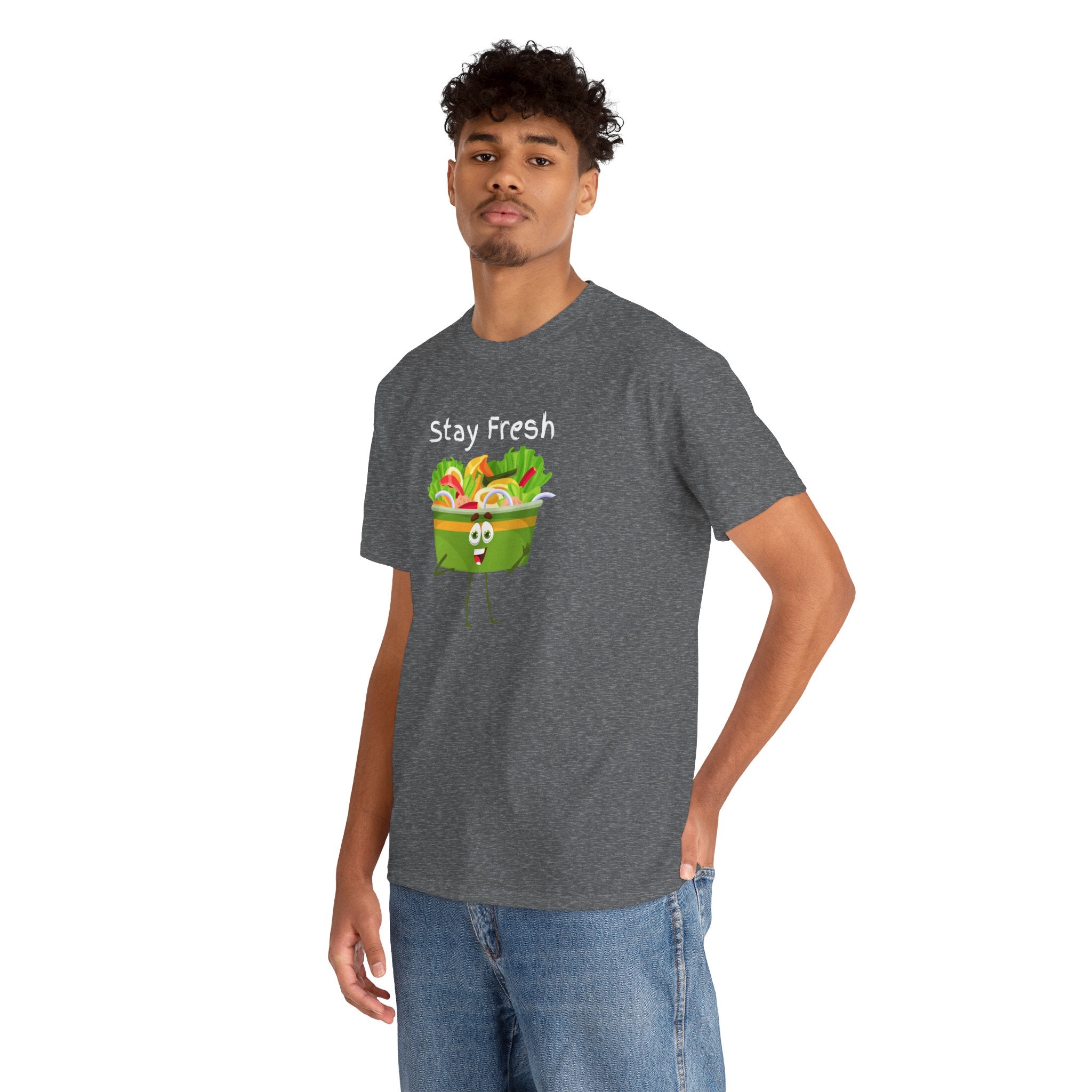 Stay Fresh Salad Tee – Cute Veggie Graphic T-Shirt