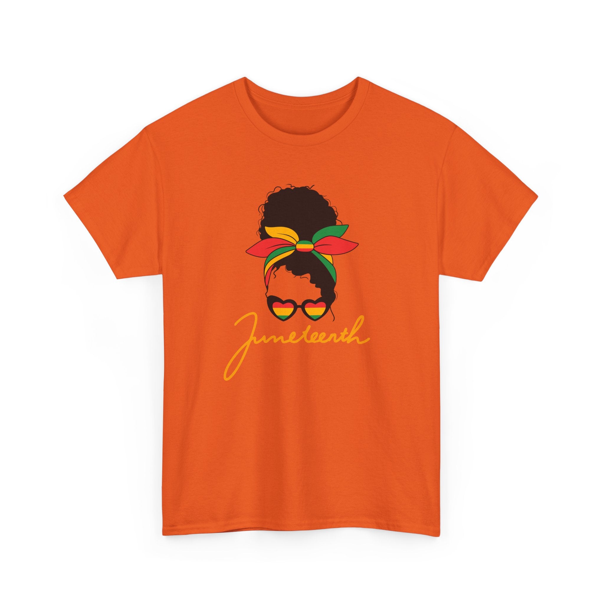 Juneteenth Afro Puff Tee — Juneteenth Celebration T-Shirt