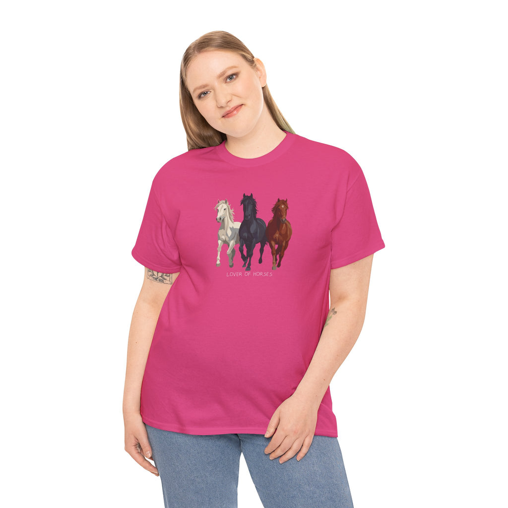 T-Shirt — Three Horses 'Love is Love' Pride Graphic Tee