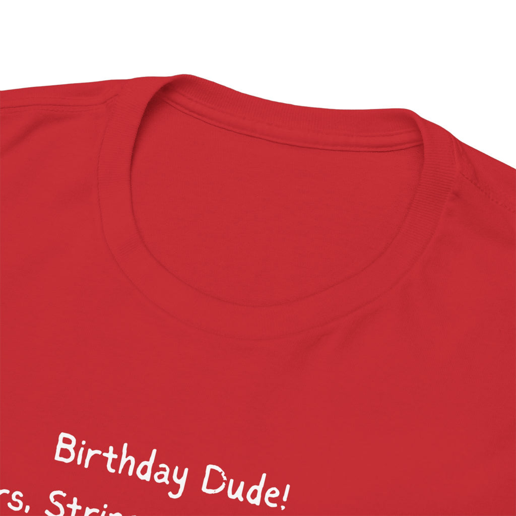Birthday Dude! Stars, Stripes & Skate Vibes Tee