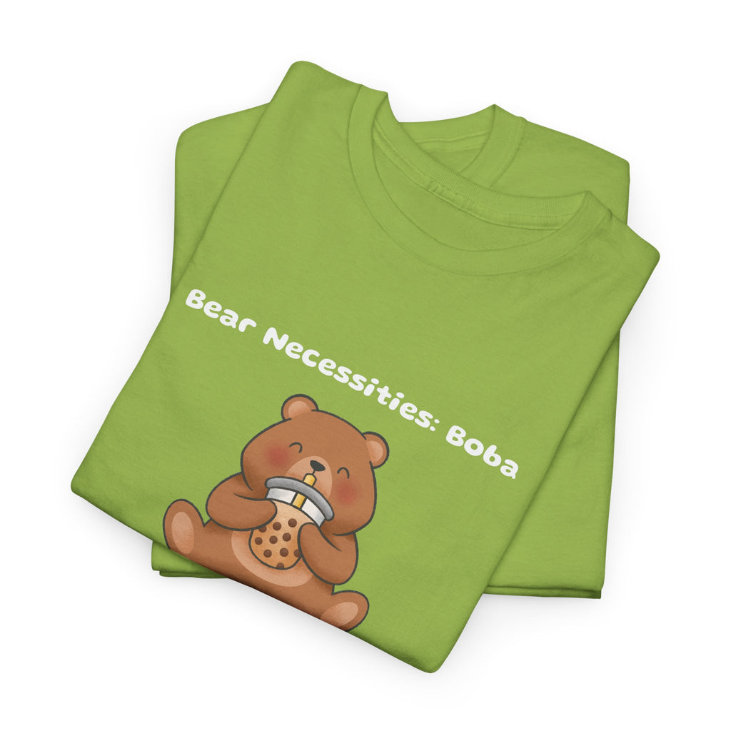 Bear Necessities: Boba Tee — Cute Bubble Tea Bear Graphic T-Shirt