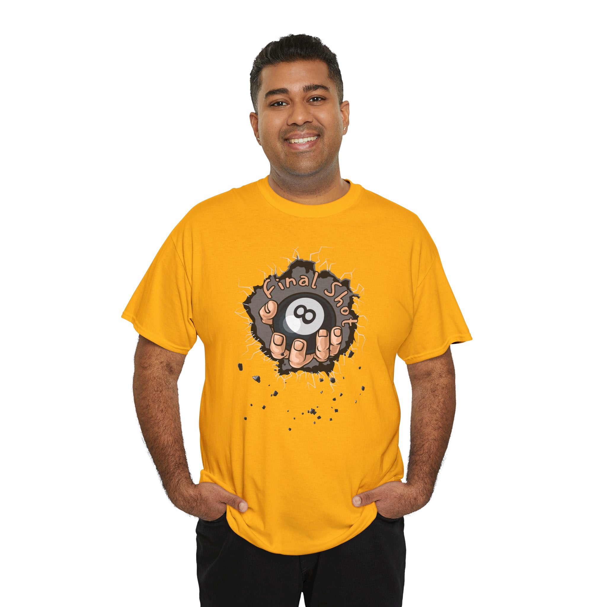 Eight Ball Pocket Tee — "Final Say" Billiards Graphic Shirt