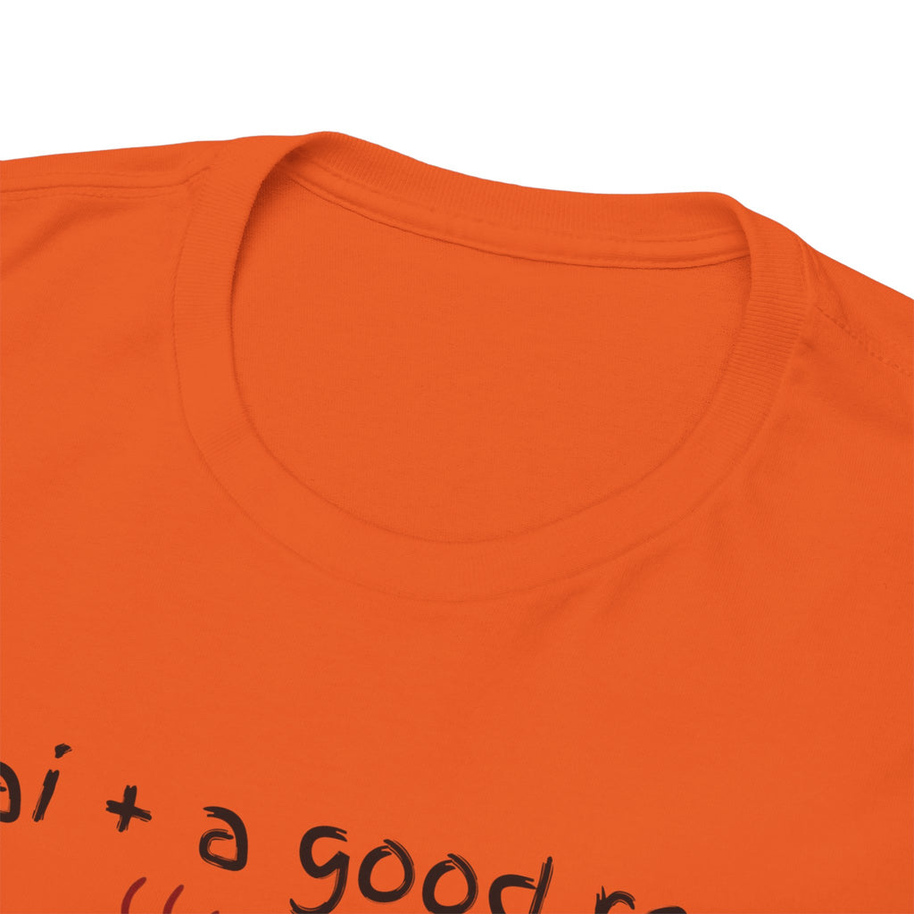 Chai + A Good Read T-Shirt — Tea & Books Graphic Tee for Book Lovers