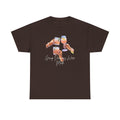 Cheers Wine T-Shirt — "Good Days Are Here" Toast Graphic Tee