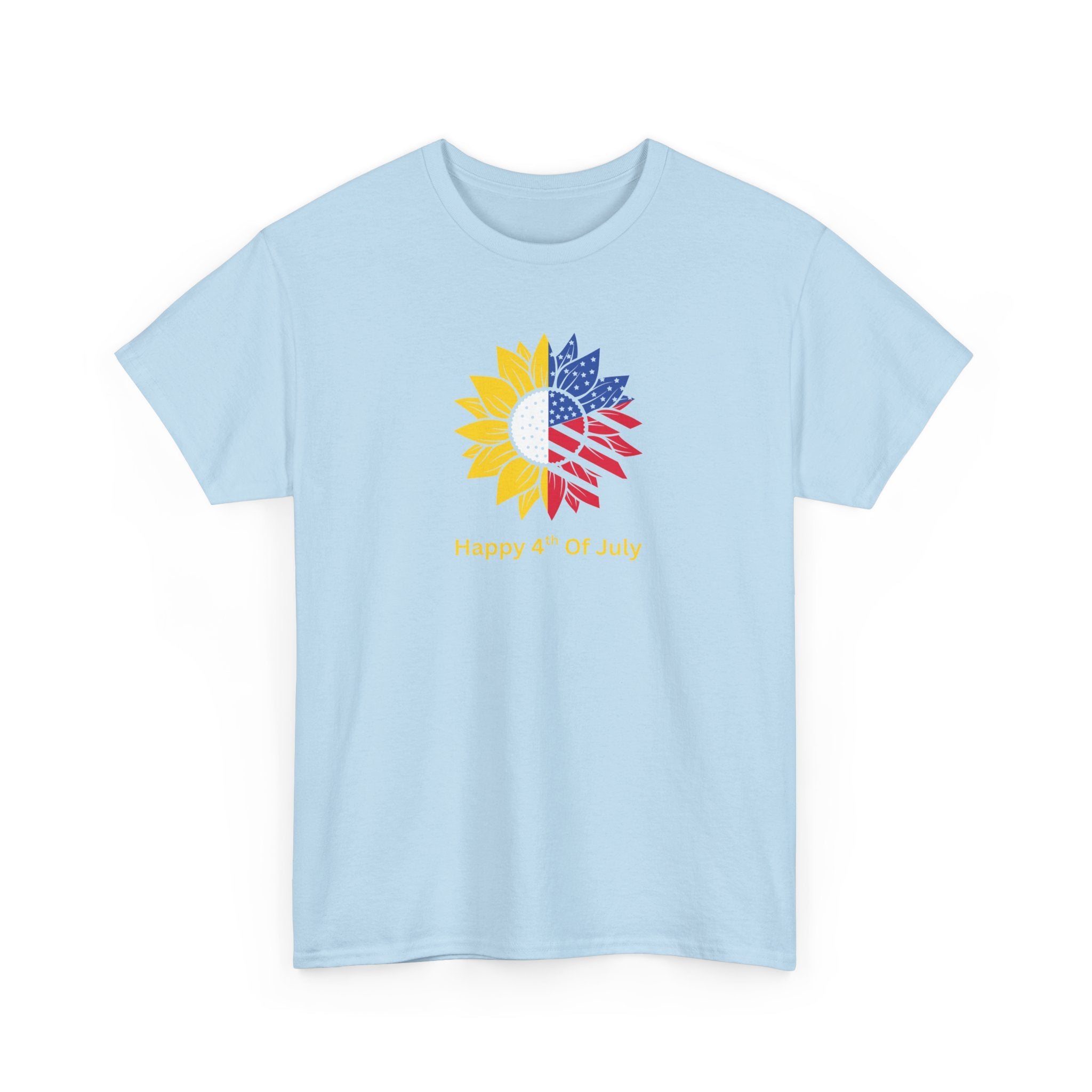 Sunflower USA T-Shirt – "Home of Hope" Patriotic Floral Tee