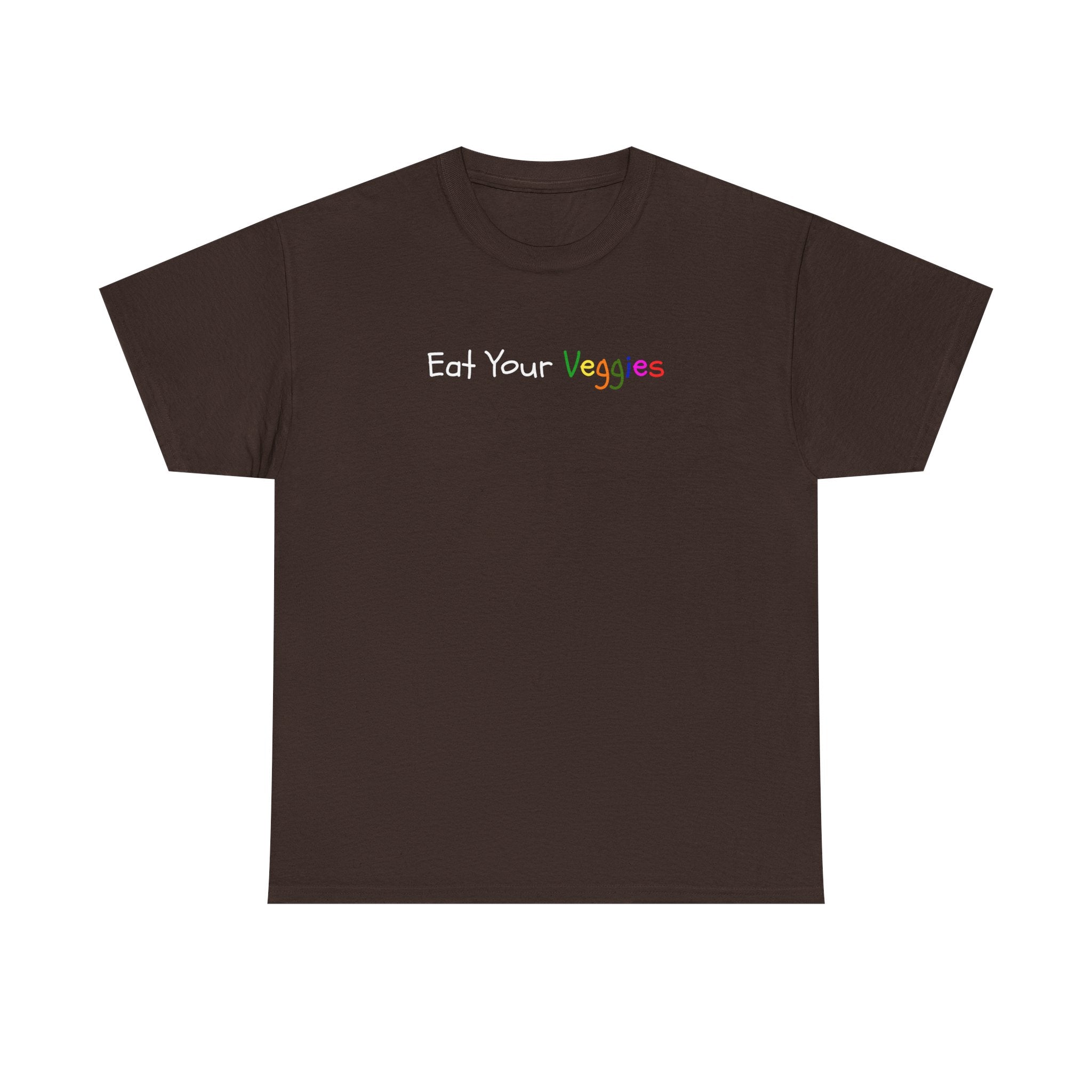 Eat Your Veggies T-Shirt — Colorful Kids & Adult Veggie Reminder Tee