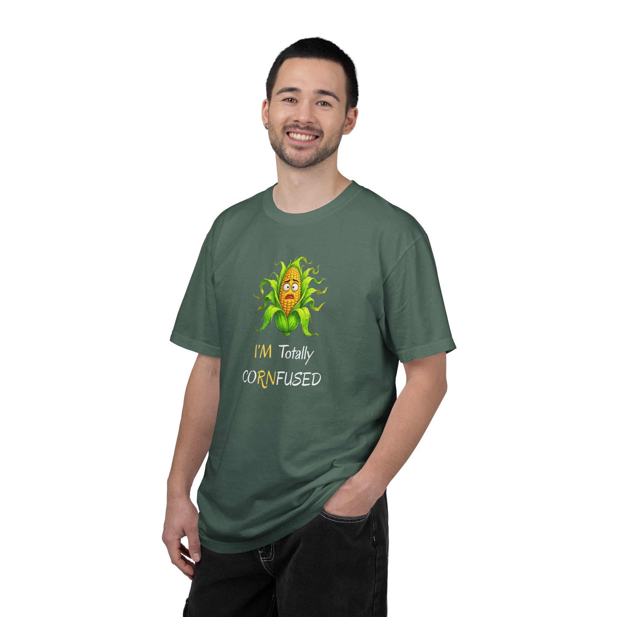 I'm Totally CORNfused Tee — Funny Corn Pun T-Shirt