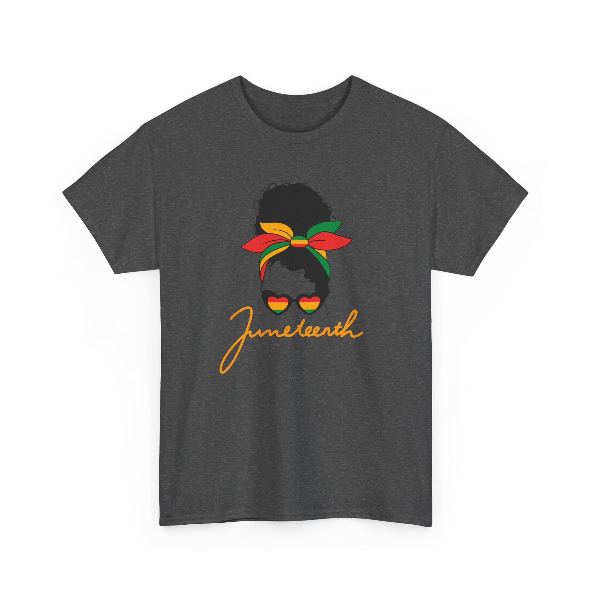 Juneteenth Afro Puff Tee — Juneteenth Celebration T-Shirt