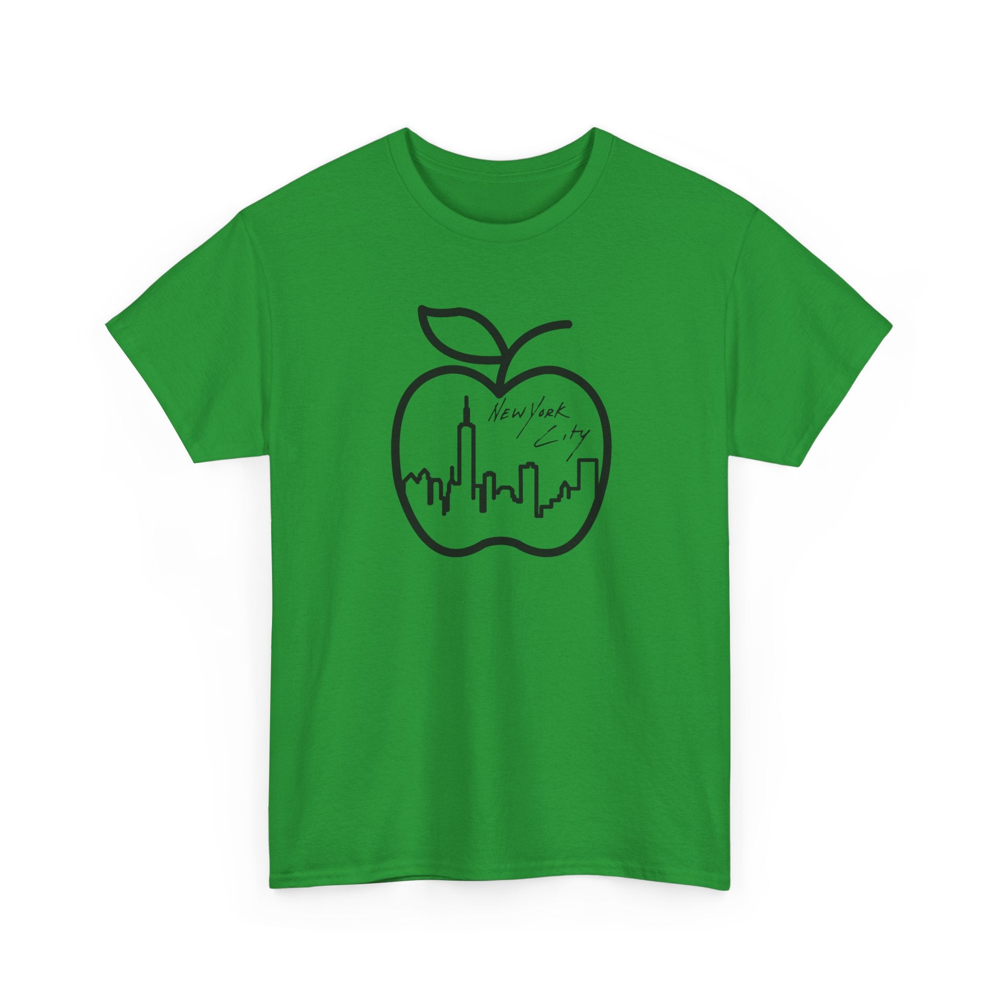 NYC Apple Skyline T‑Shirt — New York City Skyline Graphic Tee