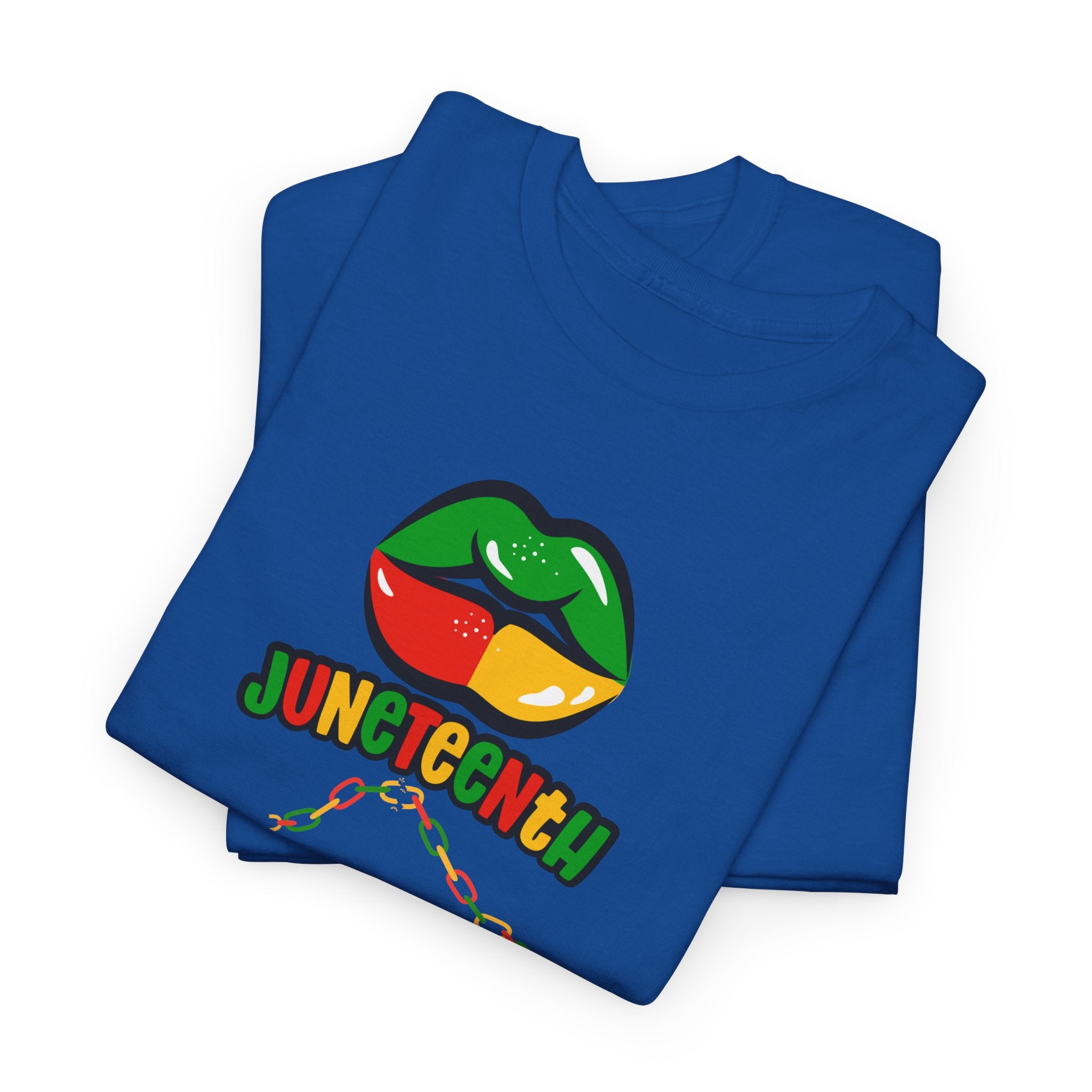 Juneteenth Lips Graphic Tee - Black History Celebration Shirt