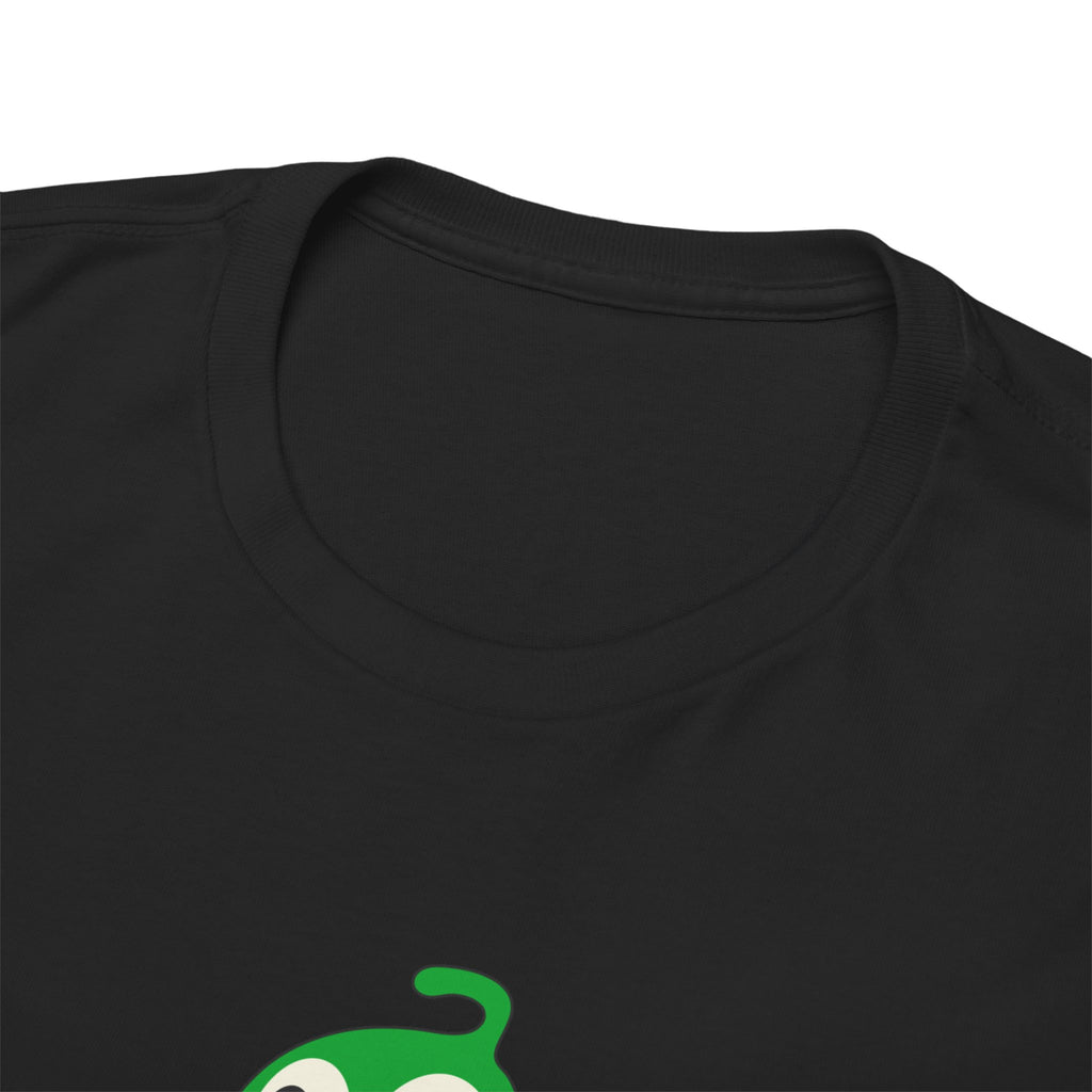 Screaming Internally Tee — Cute Green Monster Graphic Shirt
