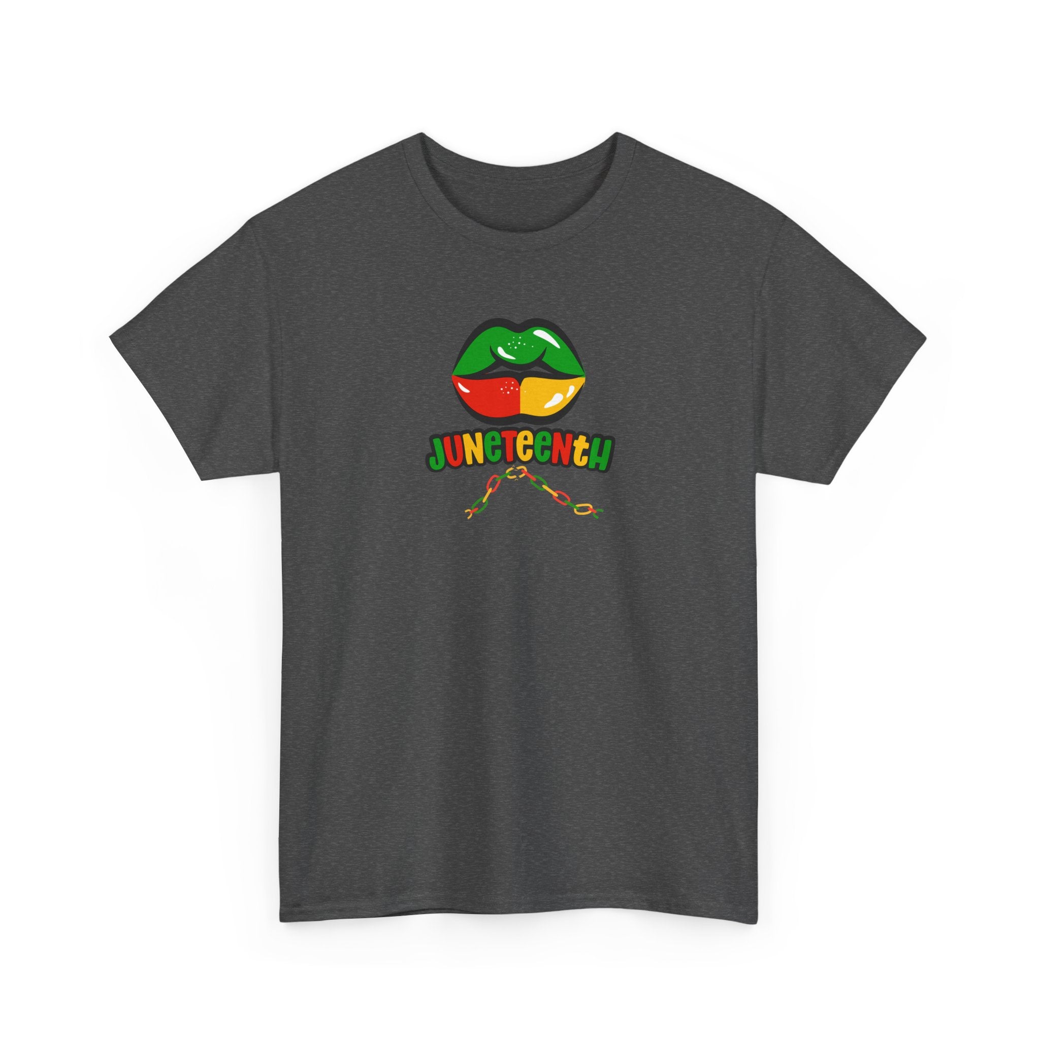 Juneteenth Lips Graphic Tee - Black History Celebration Shirt