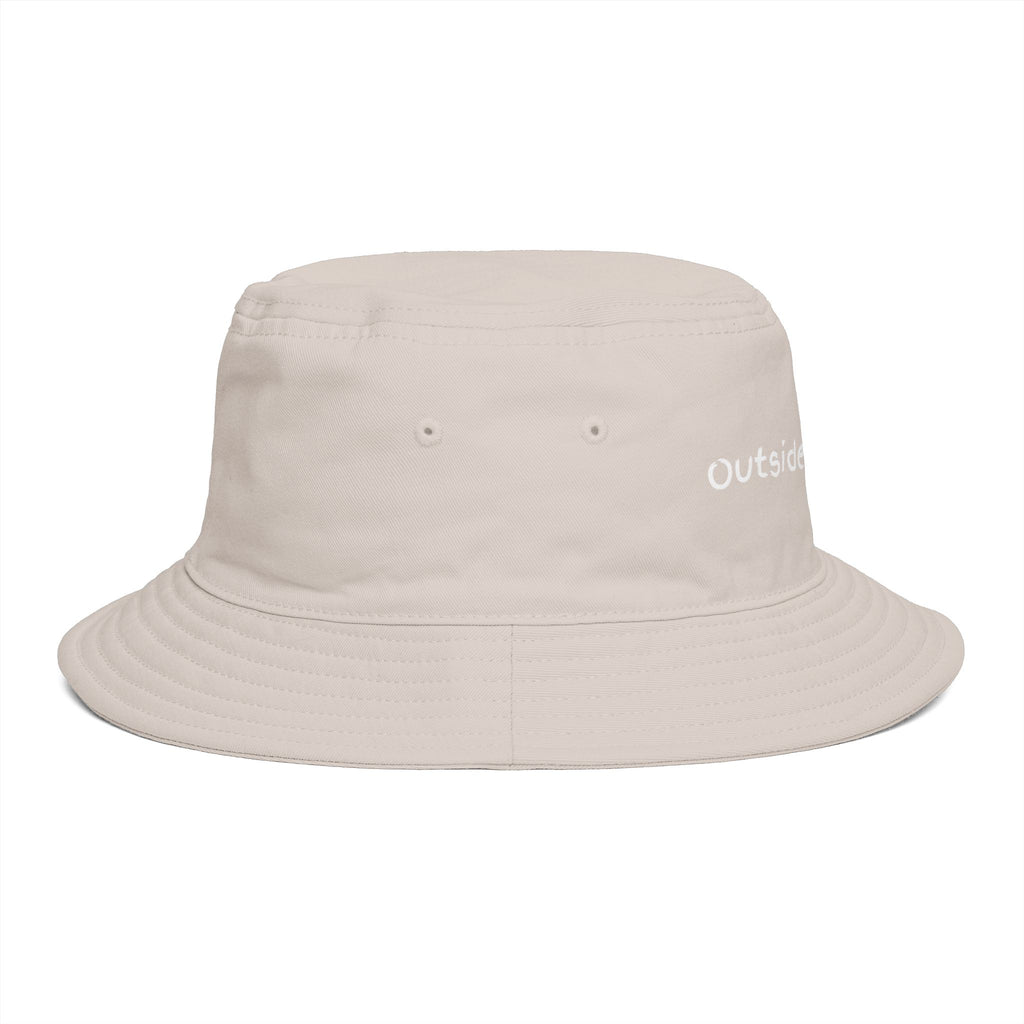 Bucket Hat — 'Outside Be Finicky' Embroidered Outdoor Statement Hat