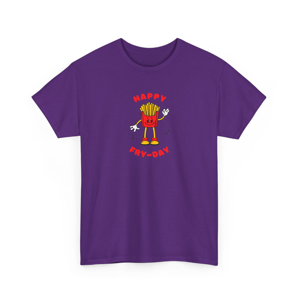 Happy Fry-Day T-Shirt — Cute Dancing Fries Graphic Tee
