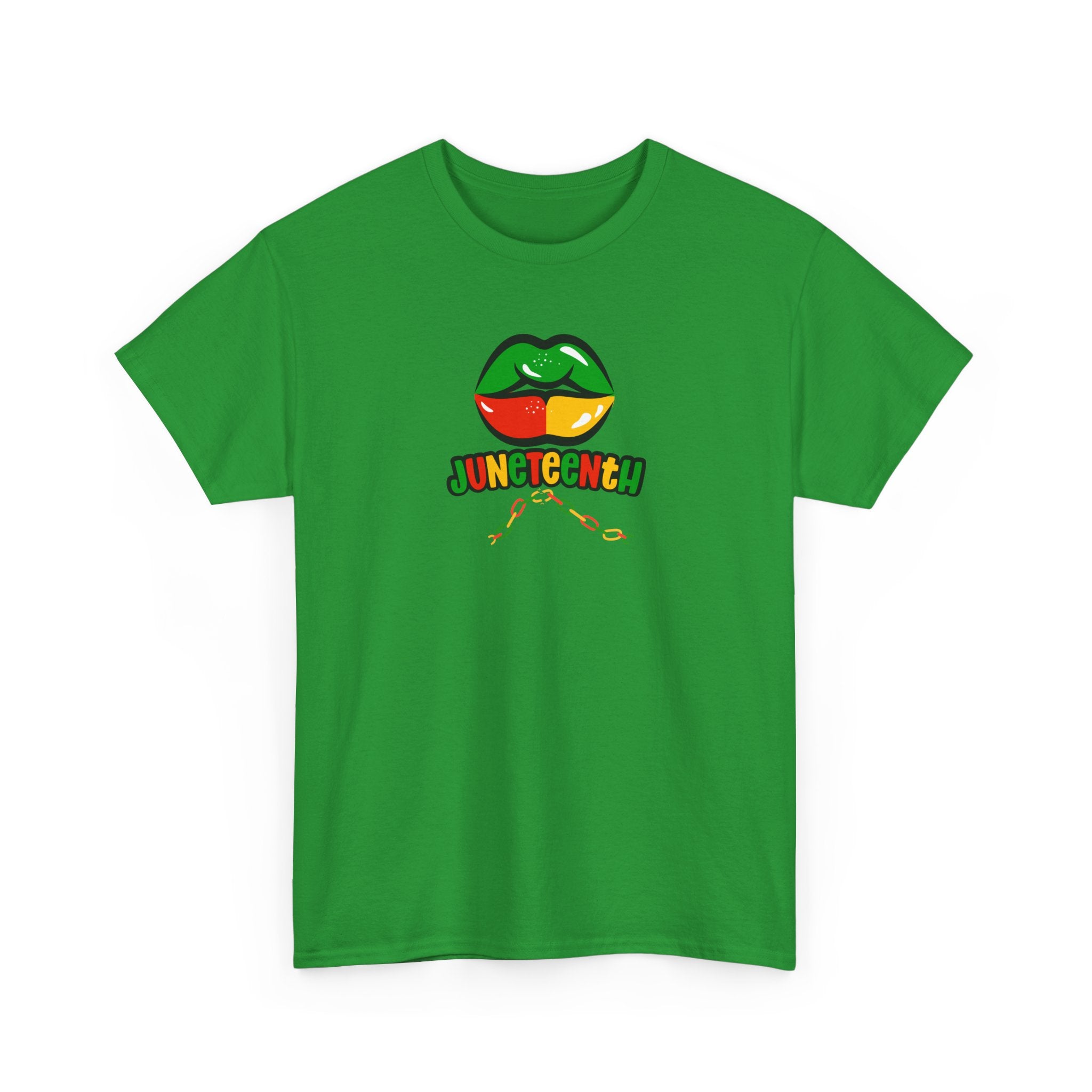 Juneteenth Lips Graphic Tee - Black History Celebration Shirt