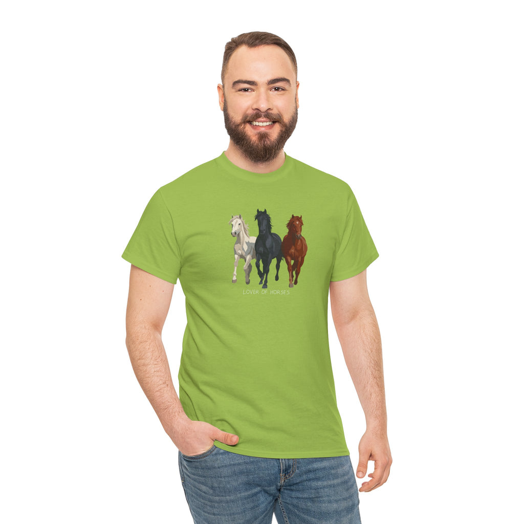 T-Shirt — Three Horses 'Love is Love' Pride Graphic Tee