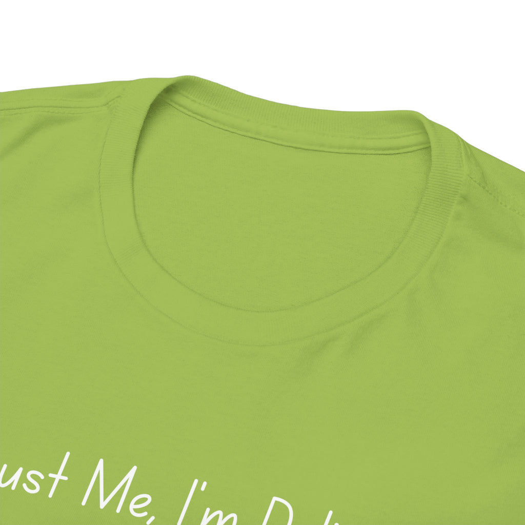 Pizza Slice Tee — "Crust Me, I'm Delicious" Funny Pizza Graphic Shirt