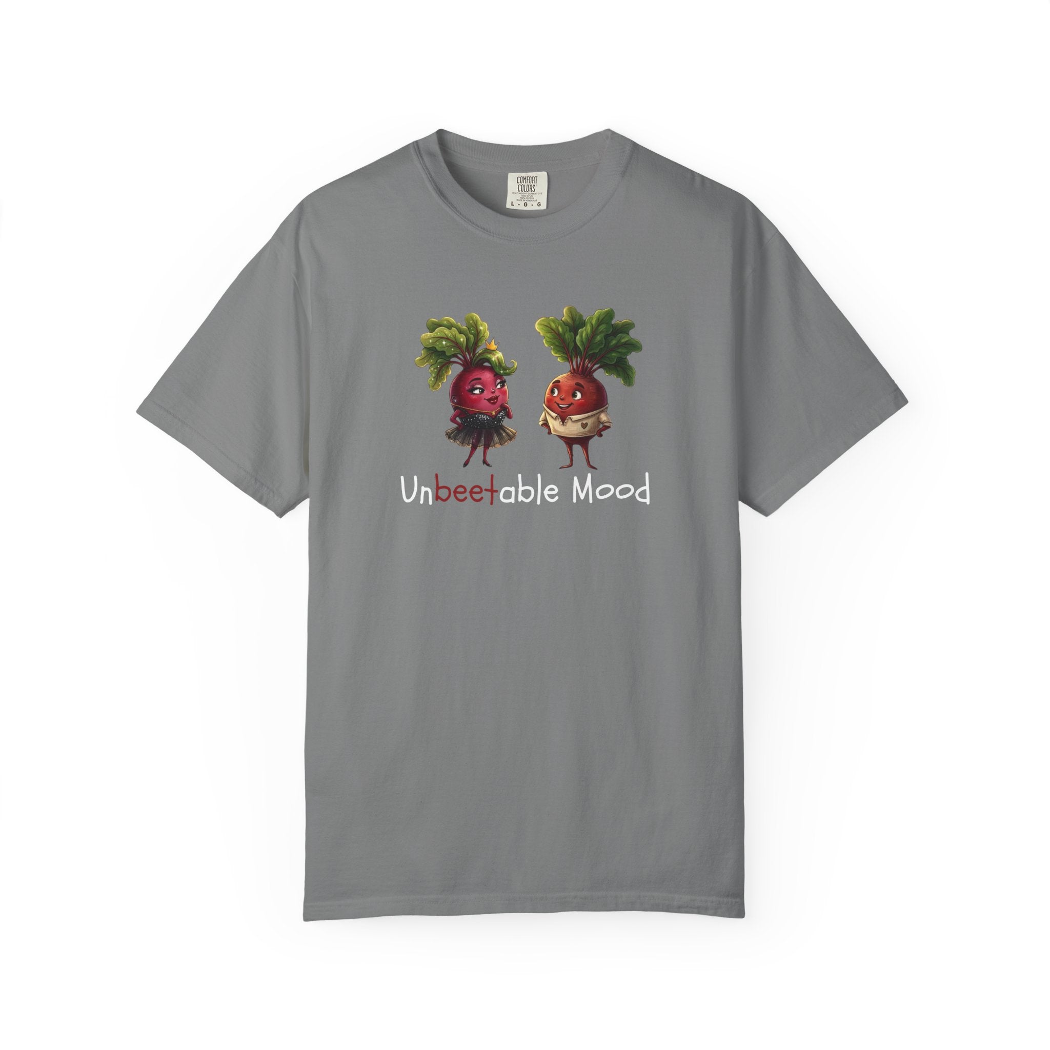 Unbeetable Mood T-Shirt — Cute Beet Characters Veggie Pun Tee