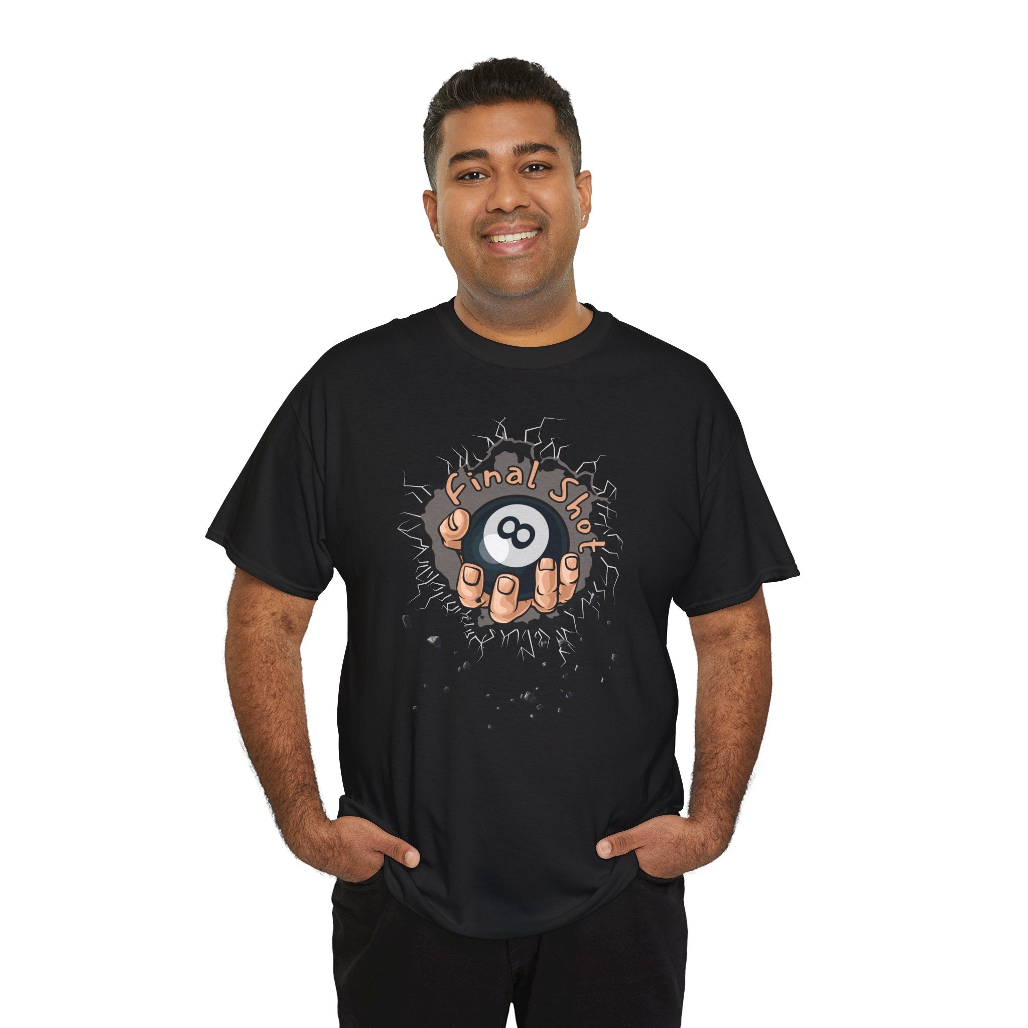 Eight Ball Pocket Tee — "Final Say" Billiards Graphic Shirt