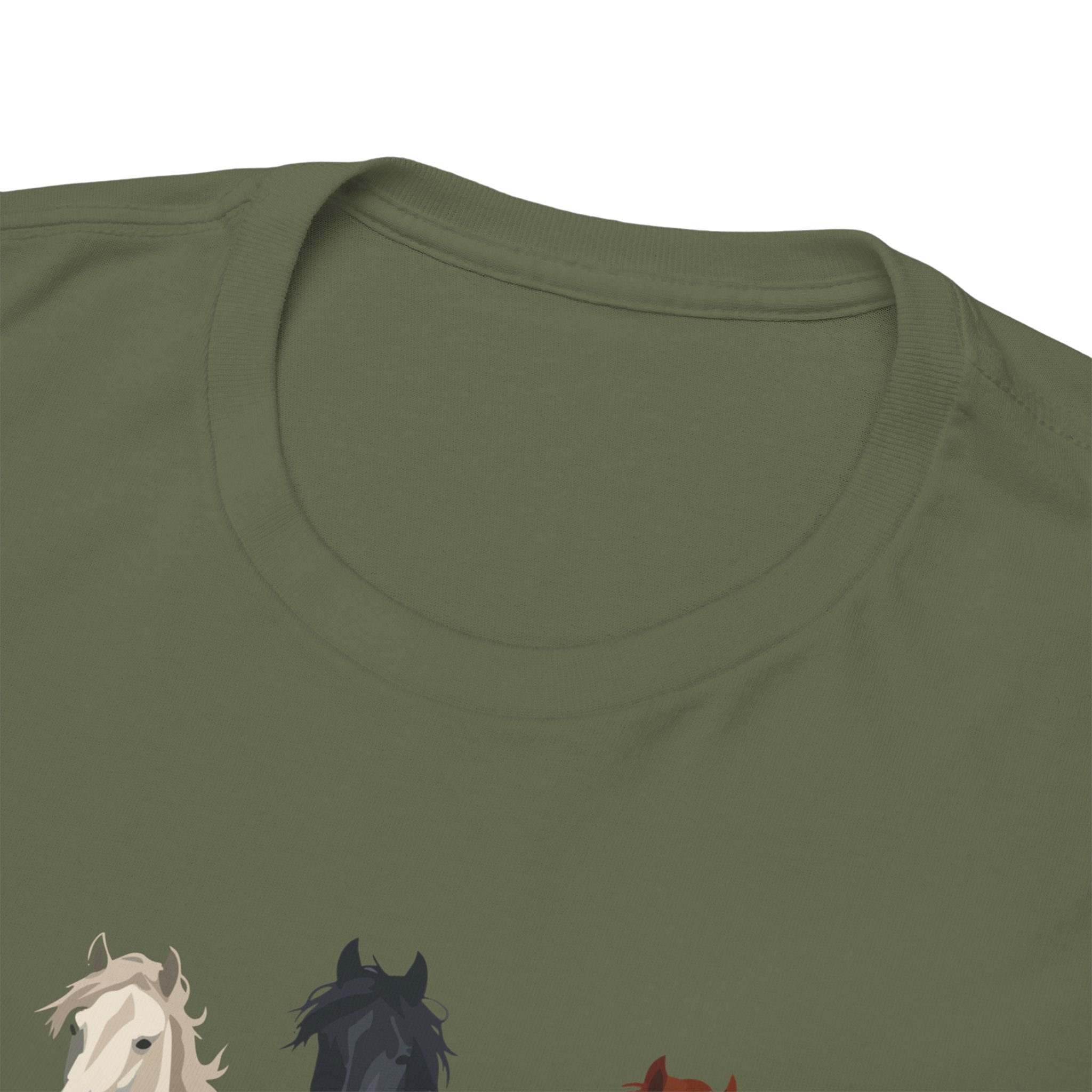 T-Shirt — Three Horses 'Love is Love' Pride Graphic Tee