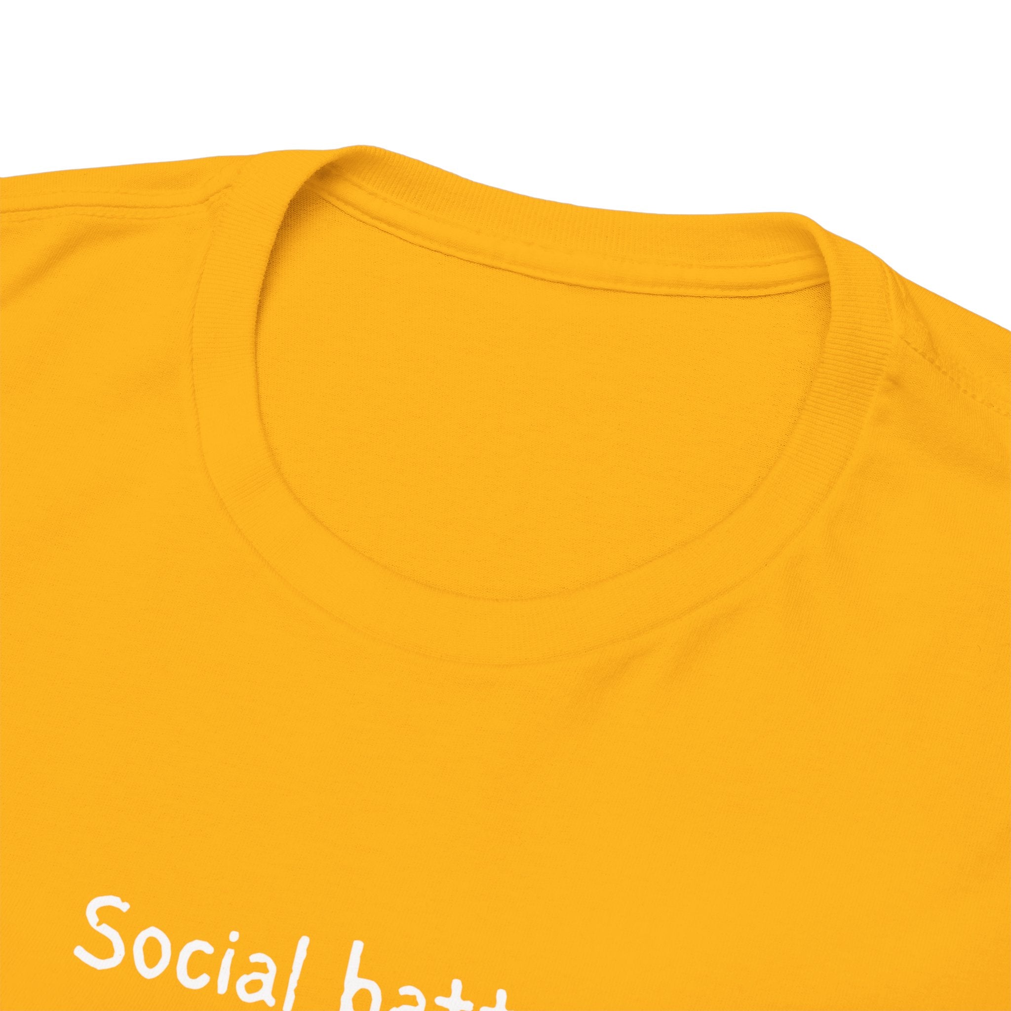 Social Battery Permanently Low Tee — Introvert Humor Cotton T-Shirt
