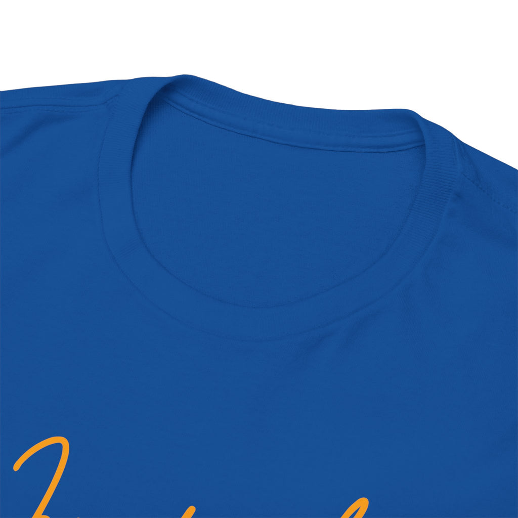 Juneteenth Script Tee — Juneteenth Celebration T-Shirt with Red, Green & Gold Dot Accent