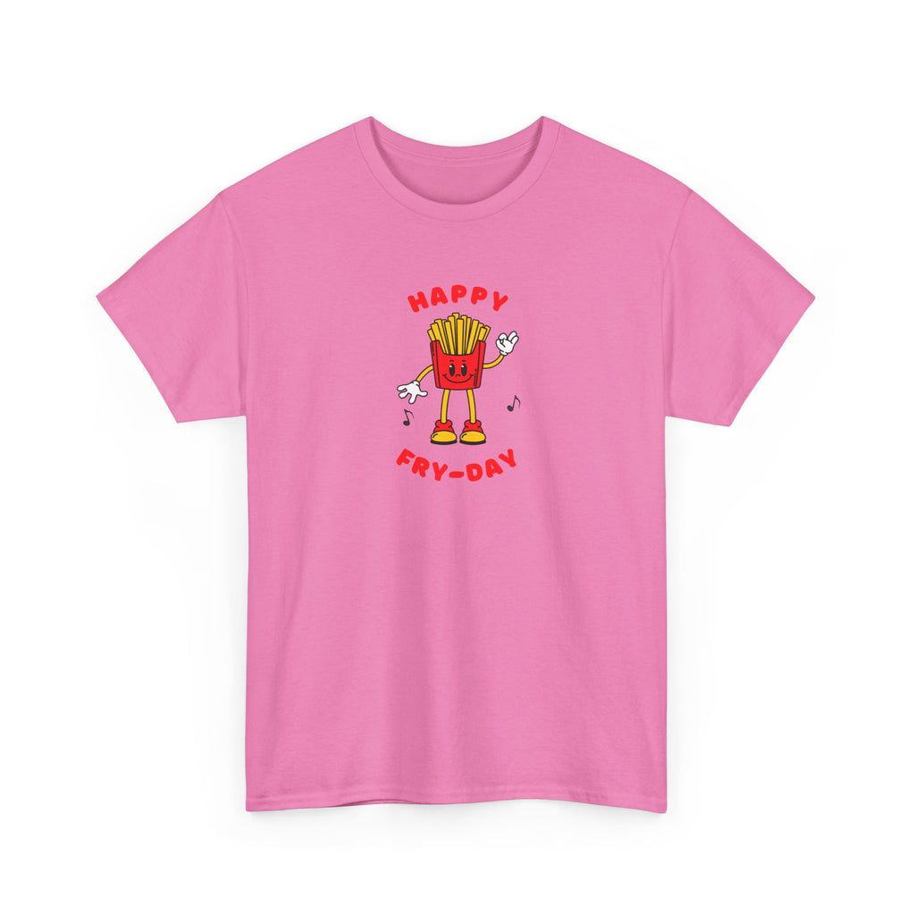Happy Fry-Day T-Shirt — Cute Dancing Fries Graphic Tee
