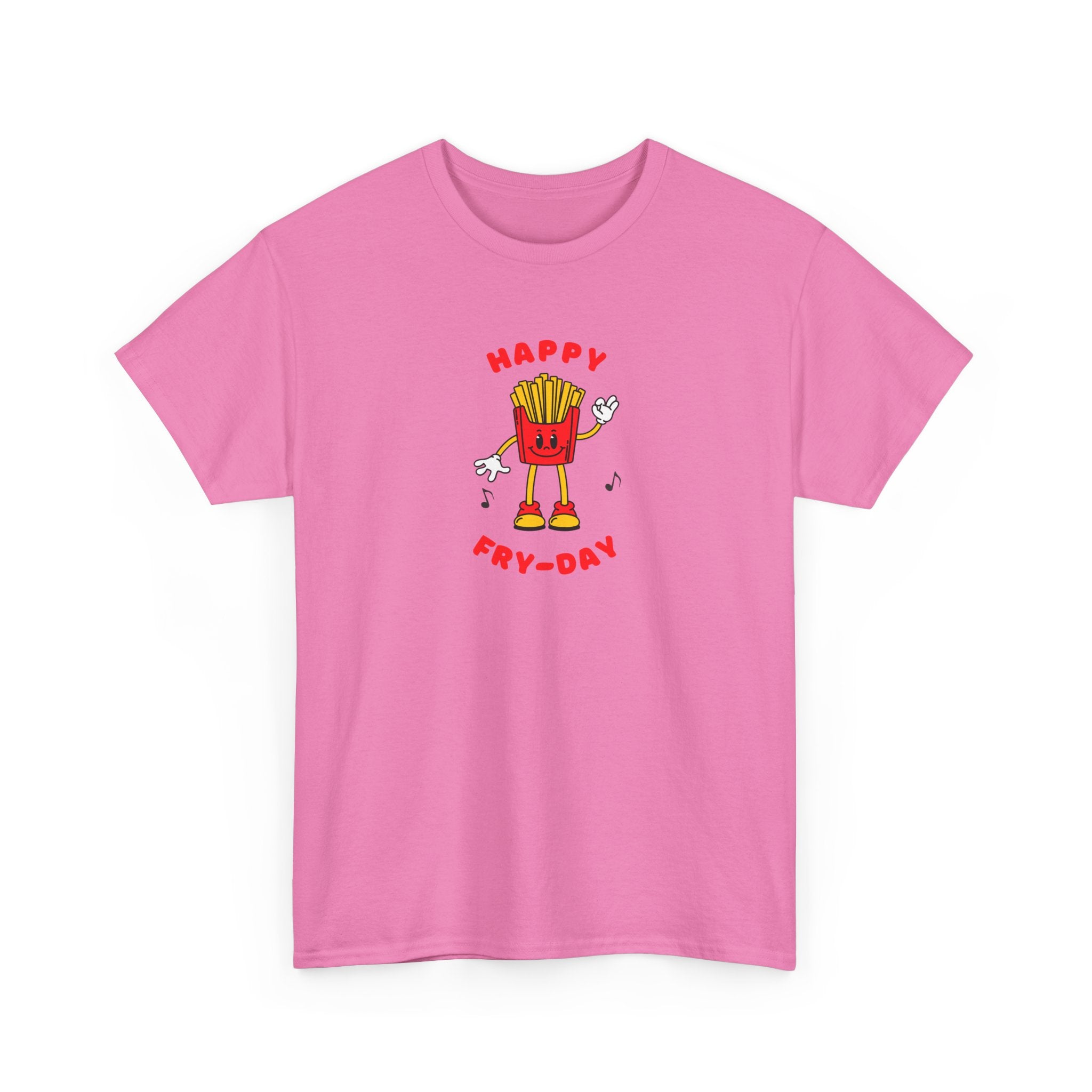 Happy Fry-Day T-Shirt — Cute Dancing Fries Graphic Tee
