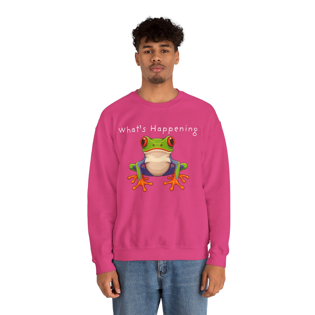 What's Happening Frog Crewneck Sweatshirt