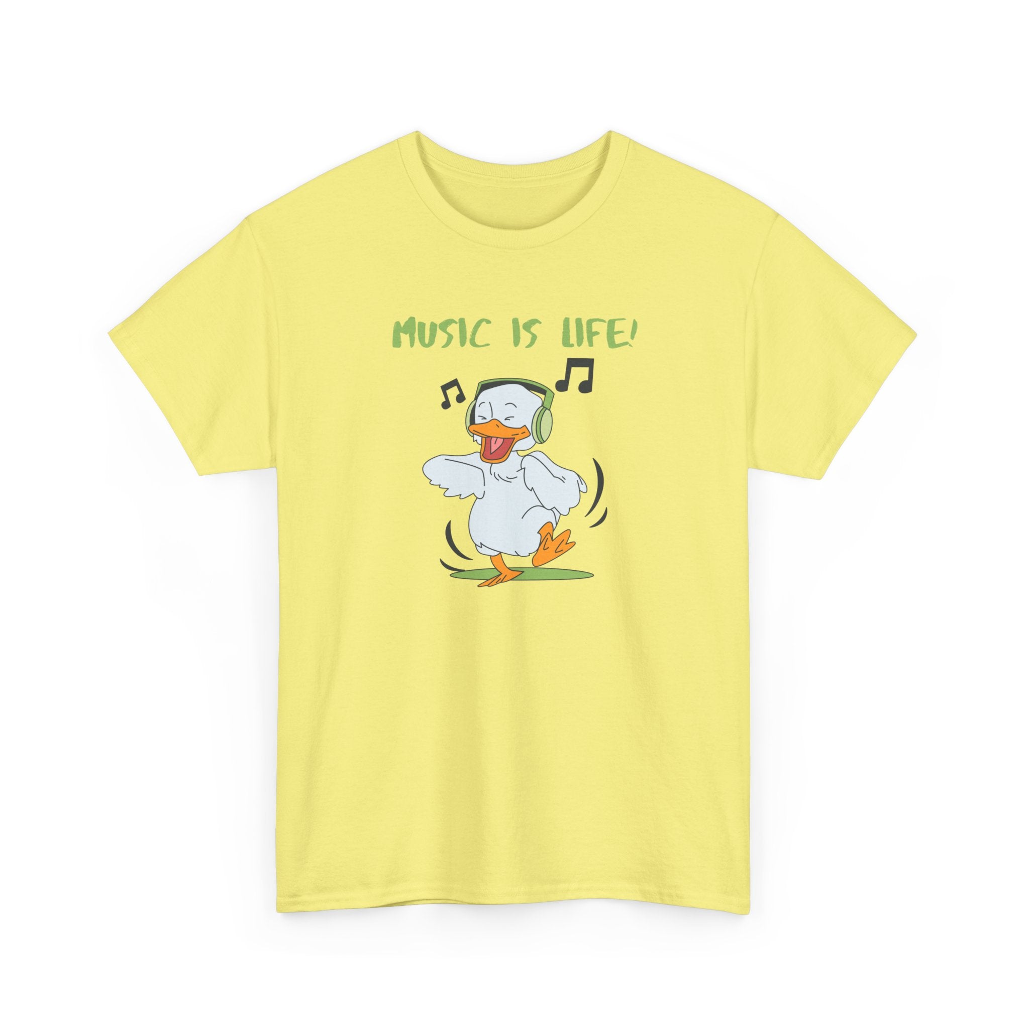 Music Is Life Duck T‑Shirt