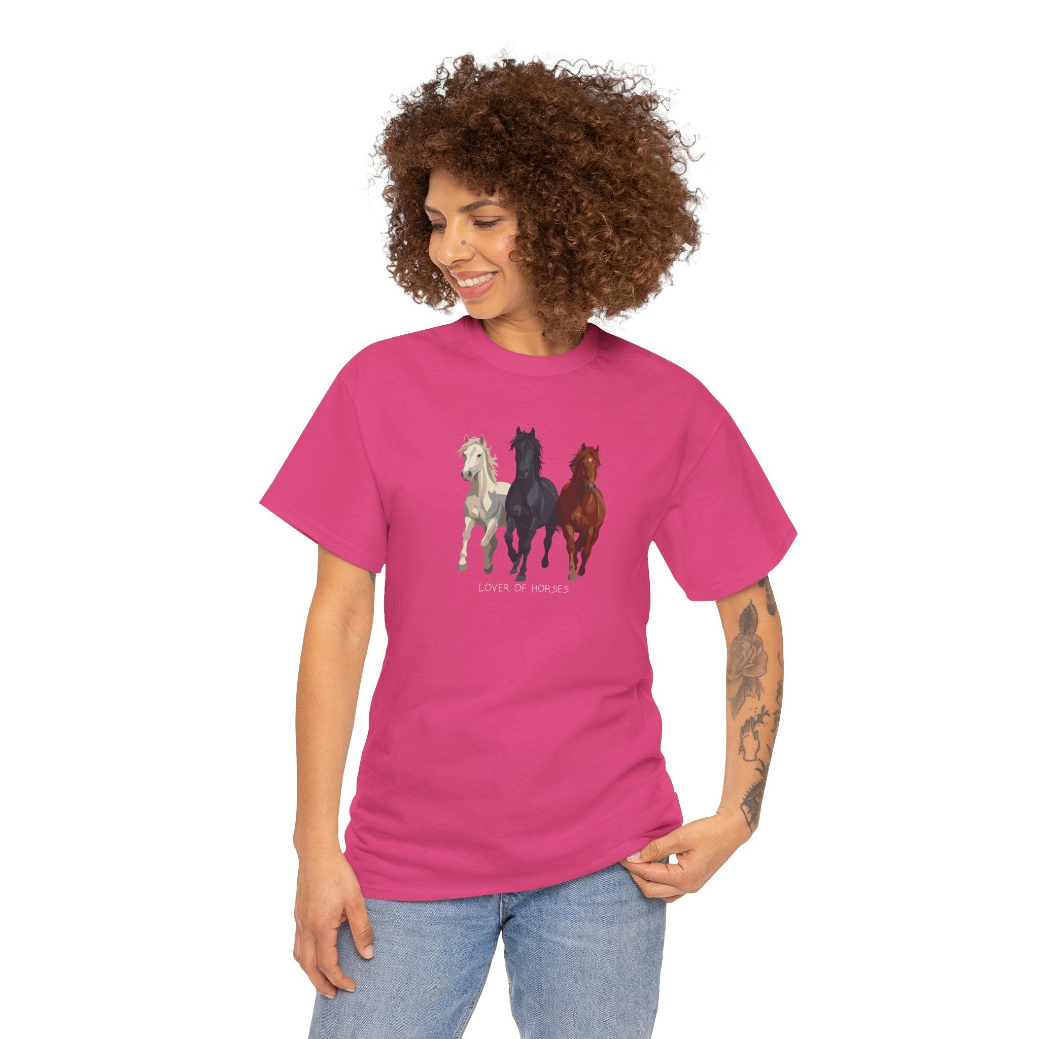 T-Shirt — Three Horses 'Love is Love' Pride Graphic Tee