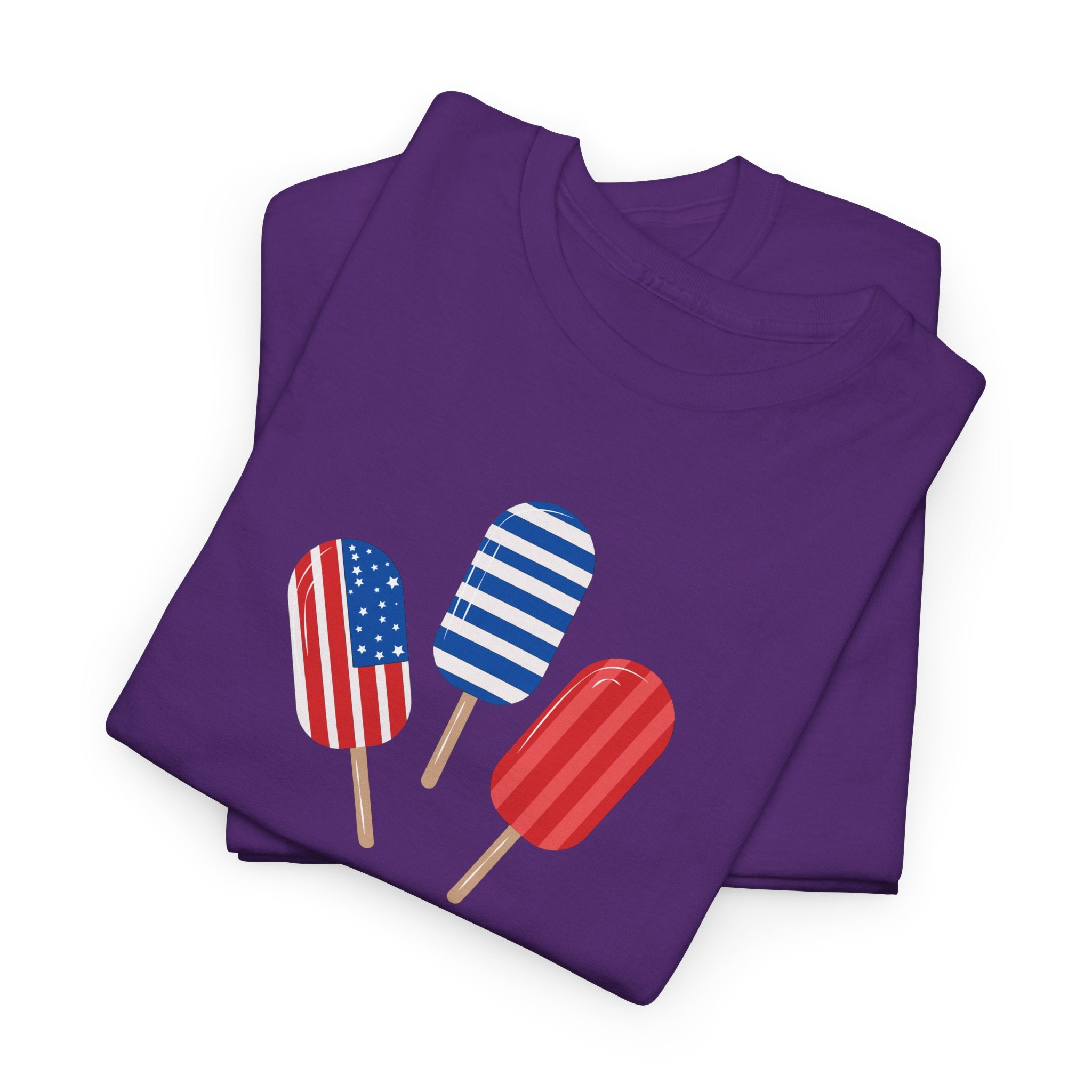 Patriotic Popsicle Tee – "Red, White & Cool" 4th of July T-Shirt