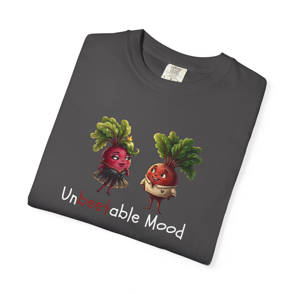 Unbeetable Mood T-Shirt — Cute Beet Characters Veggie Pun Tee